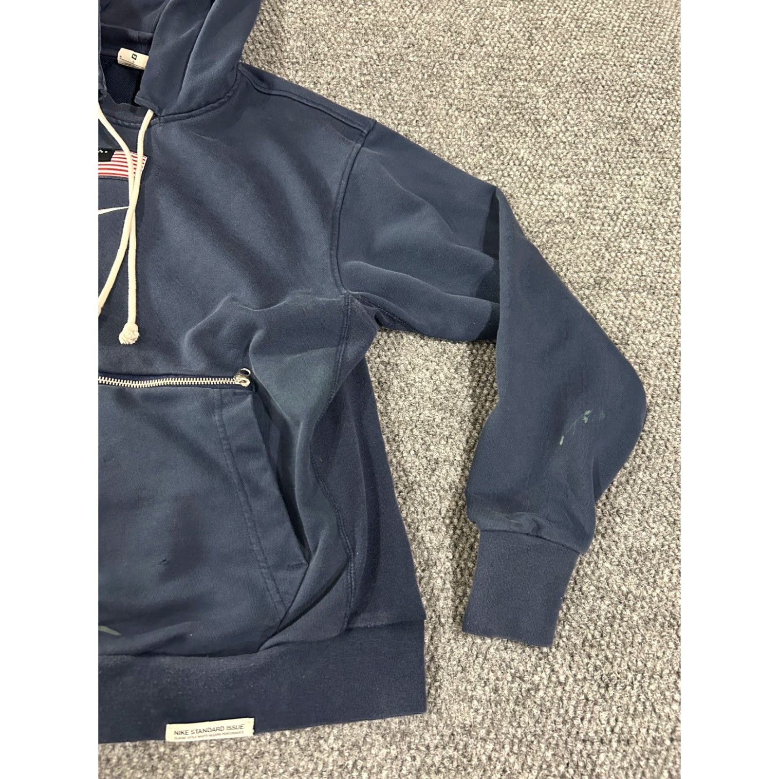 Nike Nike Team USA Hoodie Mens M Dri Fit Pullover Navy Blue Basketball Size US M / EU 48-50 / 2 - 3 Thumbnail