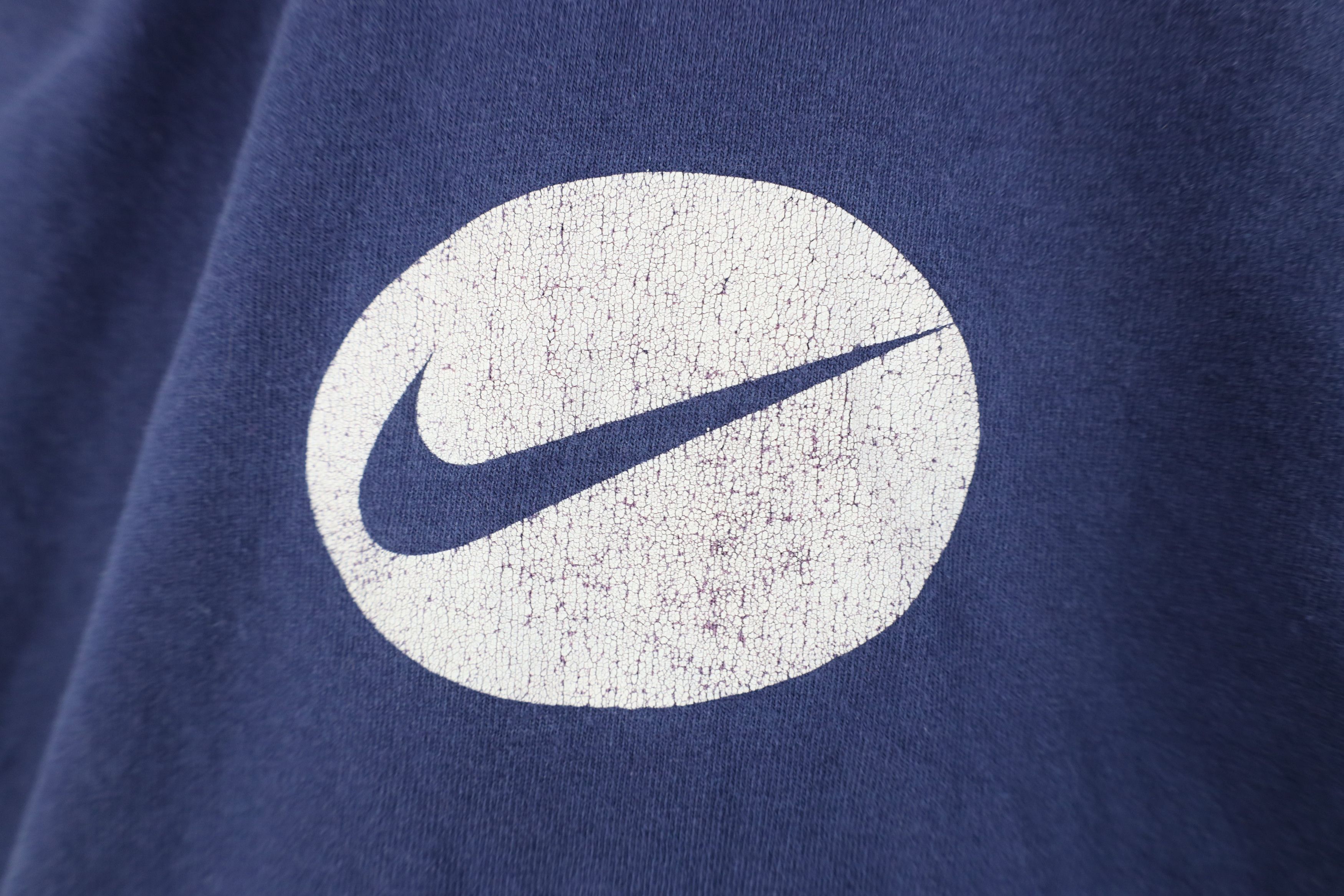 Nike Vintage 90s Nike Travis Scott Big Swoosh T-Shirt Blue USA Size US L / EU 52-54 / 3 - 4 Thumbnail
