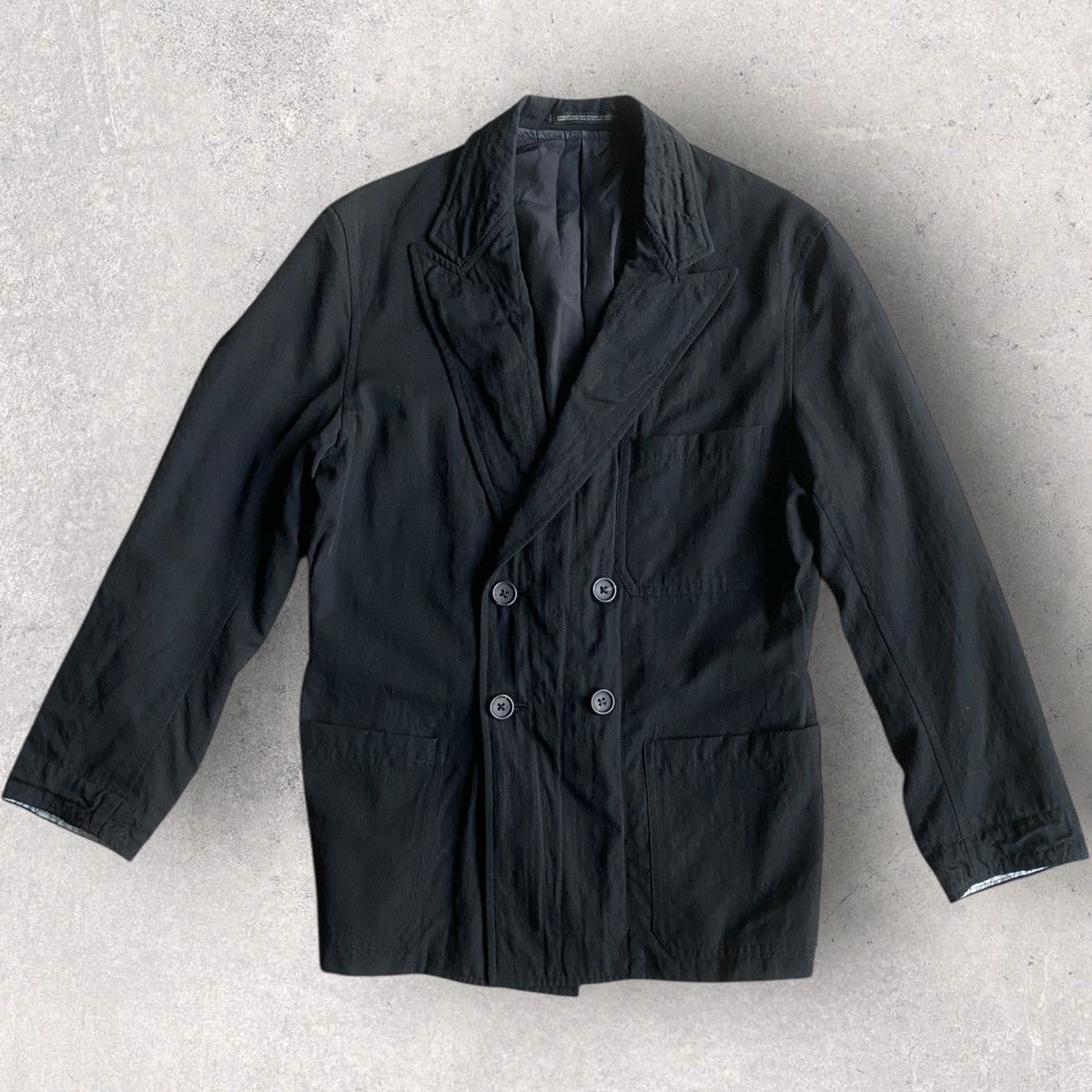 Yohji Yamamoto Vintage SS00 Oversize Double Breath Blazer Size S / US 4 / IT 40 - 5 Thumbnail
