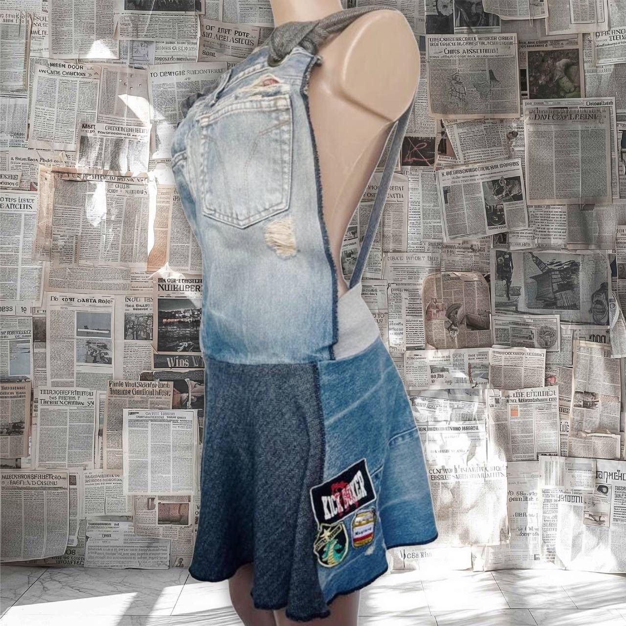 Miss Sixty Miss Sixty Vintage/Archive Patched Dress Size S / US 4 / IT 40 - 10 Thumbnail