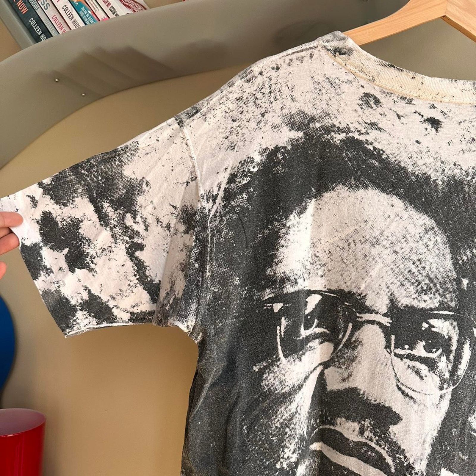 Rap Tees × Vintage Vintage Malcolm X AOP Shirt Size US XL / EU 56 / 4 - 7 Thumbnail