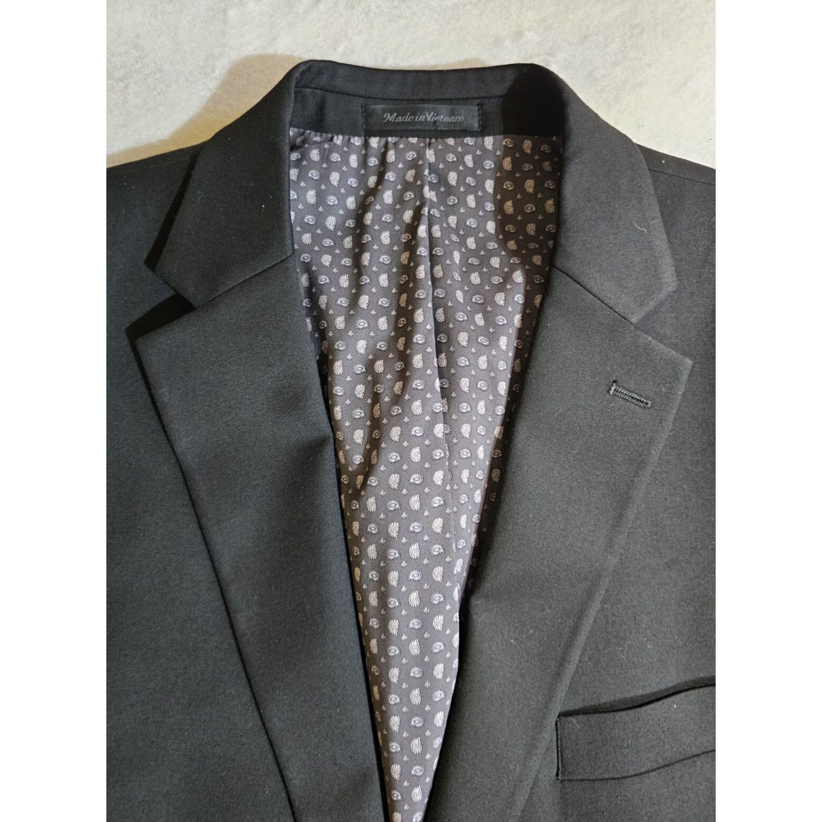 Chaps VINTAGE Chaps by Ralph Lauren Signature 2-Button Blazer Blk Long 44 Mens Coat Suit Jacket Size 44R - 3 Thumbnail
