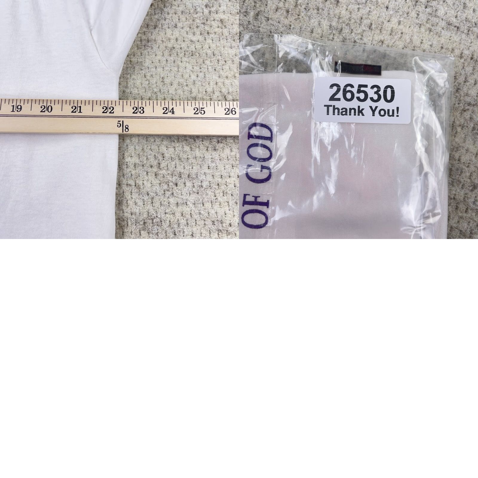 Fruit Of The Loom VINTAGE Jesus Shirt Men XL White Tee Religion Christ God Single Stitch 90s Adult Size US XL / EU 56 / 4 - 9 Thumbnail