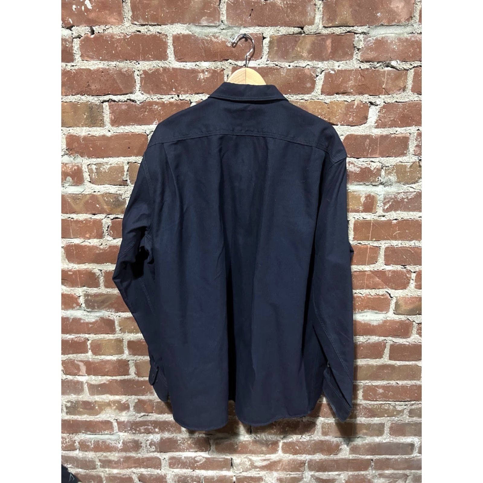 Vintage VINTAGE Bulwark Mens Blue Fire Resistant Long Sleeve Button Up Work Shirt Suze 2XL Size US XXL / EU 58 / 5 - 2 Thumbnail