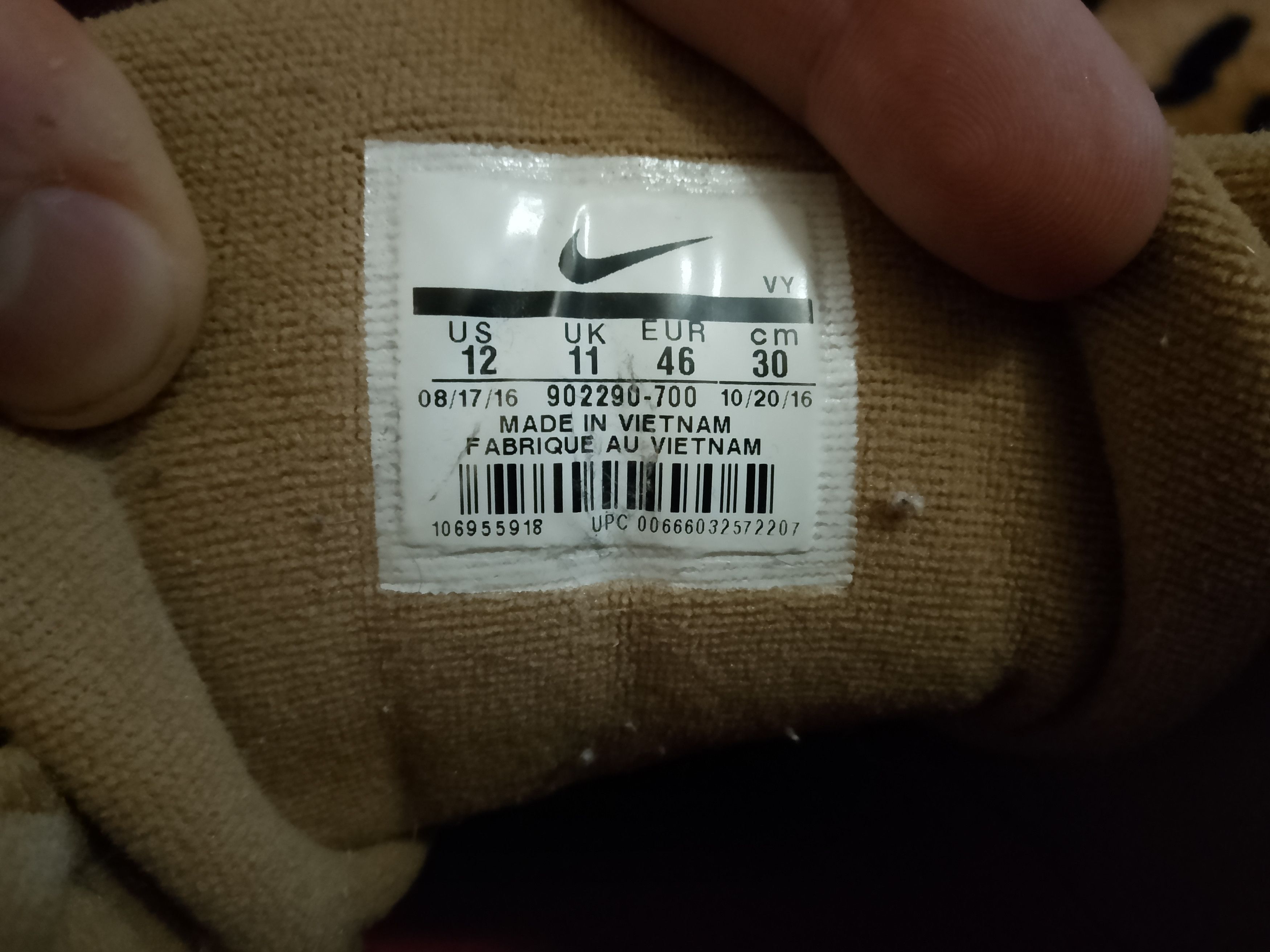 Nike × Supreme Nike Air Uptempo 12 US Size US 12 / EU 45 - 7 Thumbnail