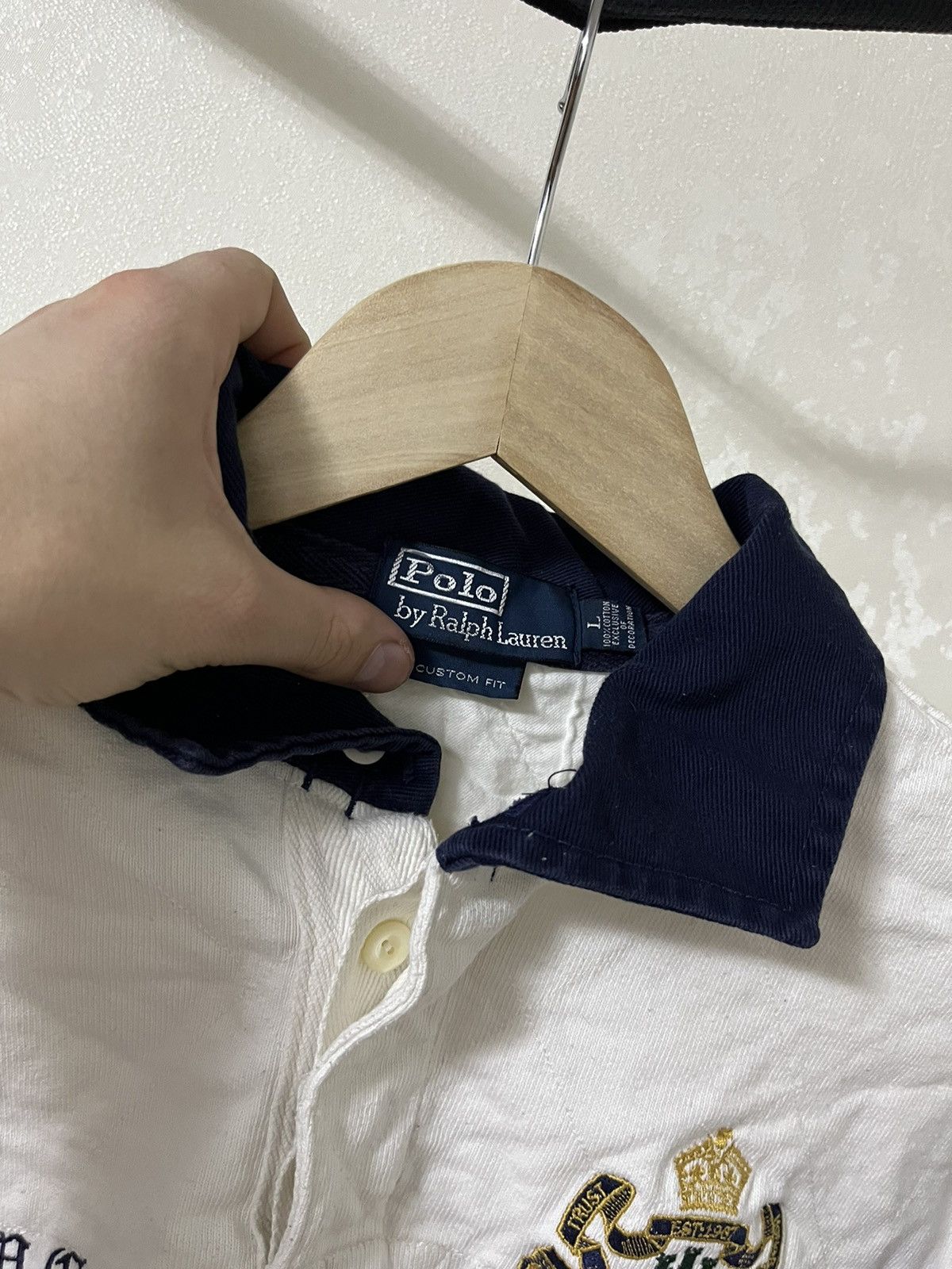 Polo Ralph Lauren Polo Ralph Lauren Vintage Rugby Chief Keef Longsleeve Polo Size US L / EU 52-54 / 3 - 4 Thumbnail