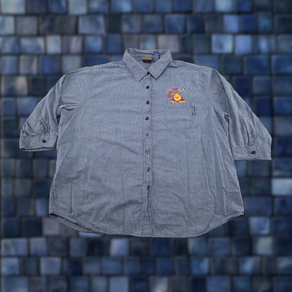 Vintage Vintage Winnie The Pooh Plaid Button Up Plus Size Blue Shirt User: Vintage Winnie The Pooh Plaid Button Up Plus Size Blue Shirt Size 4XL / US 24-26 - 1 Thumbnail