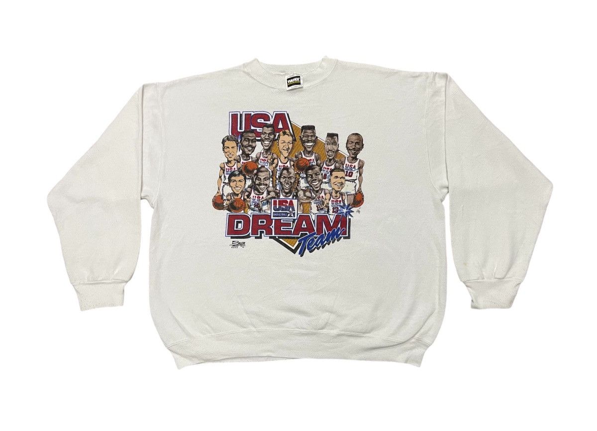 NBA 1992 USA DREAM TEAM SWEATSHIRT RARE DESIGN Size US XL / EU 56 / 4 - 1 Thumbnail