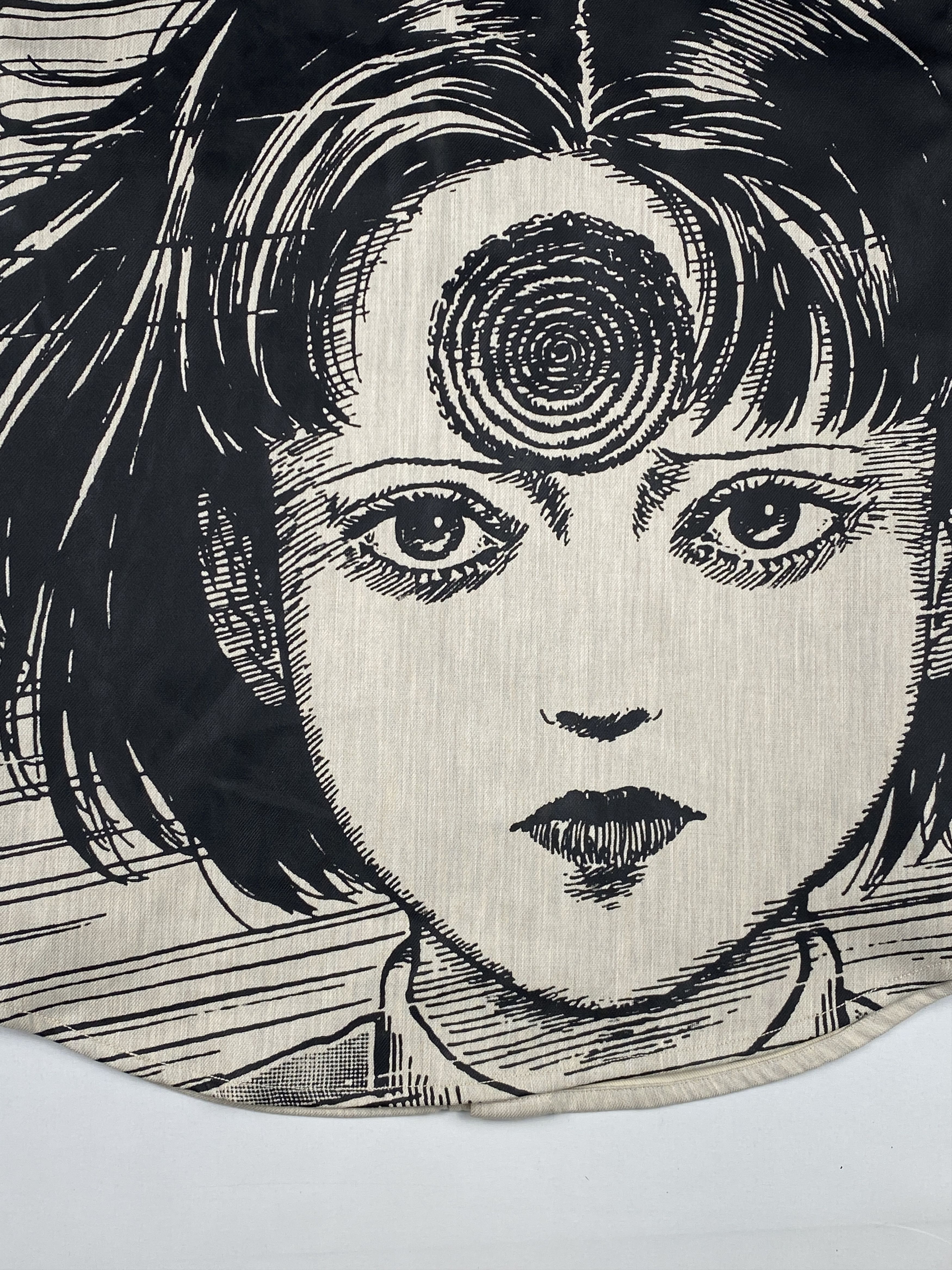 Japanese Brand Initial x Junji Ito [Uzumaki] Multiple Pockets Shirt Jacket Size US M / EU 48-50 / 2 - 9 Thumbnail