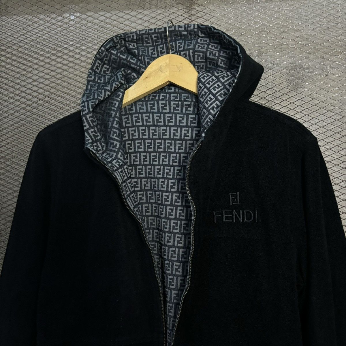 Fendi Vintage Fendi Zucca Reversible Jacket Size US M / EU 48-50 / 2 - 10 Thumbnail