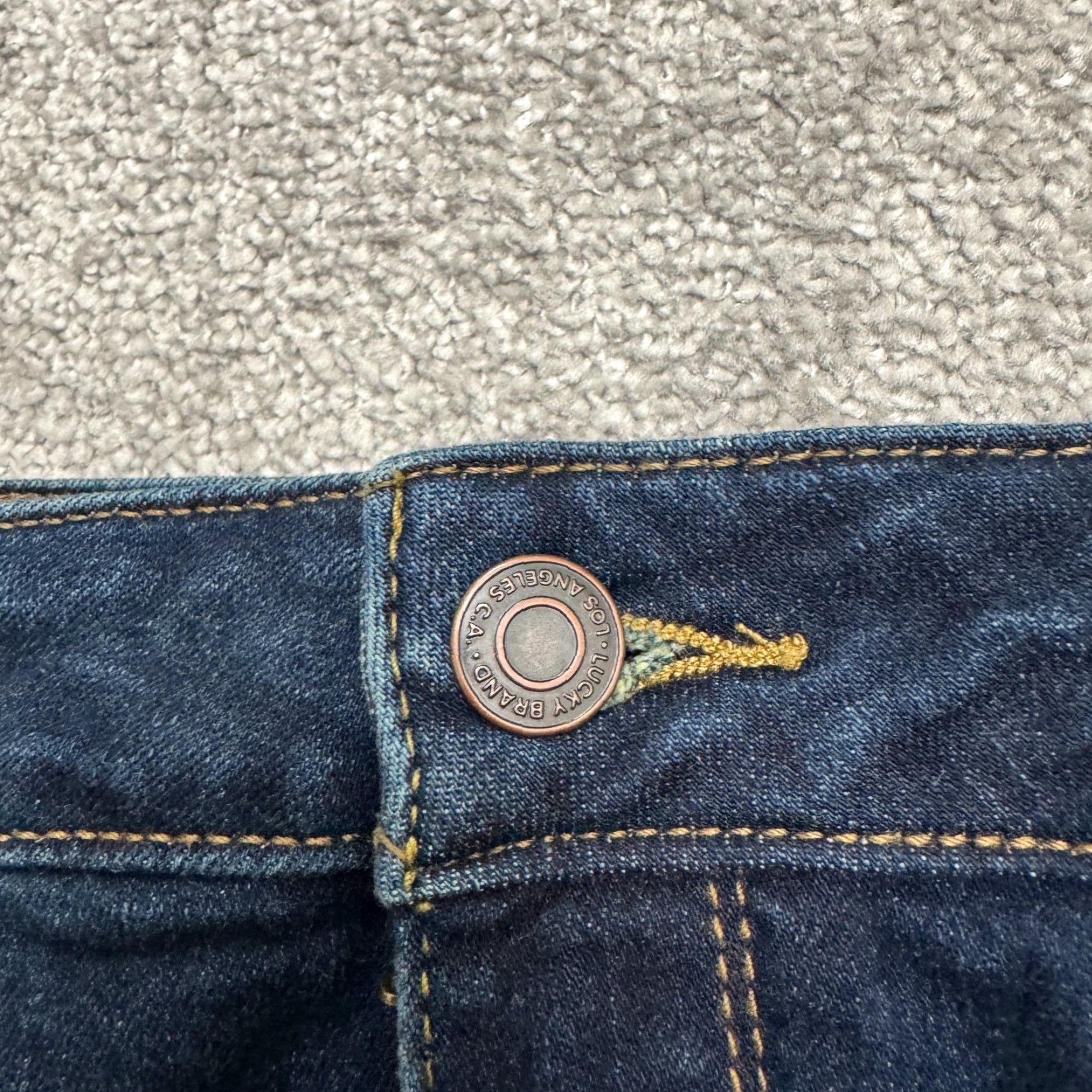 Lucky Brand VINTAGE Lucky Brand Skinny Jeans Womens 8 Low Rise Ankle Dark Wash Cotton Blend 90s Streetwear Size 30" / US 8 / IT 44 - 3 Thumbnail
