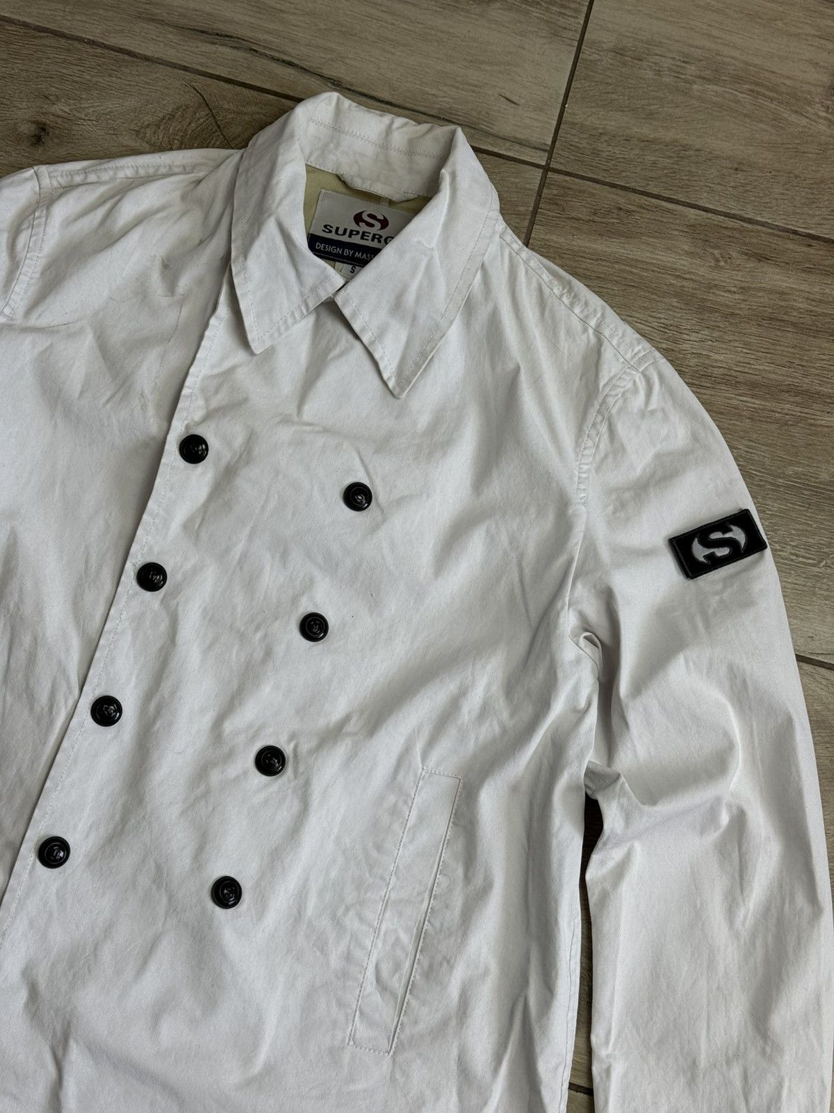 Massimo Osti 1997 Massimo Osti Superga Double Breasted Archive Jacket Size US S / EU 44-46 / 1 - 6 Thumbnail