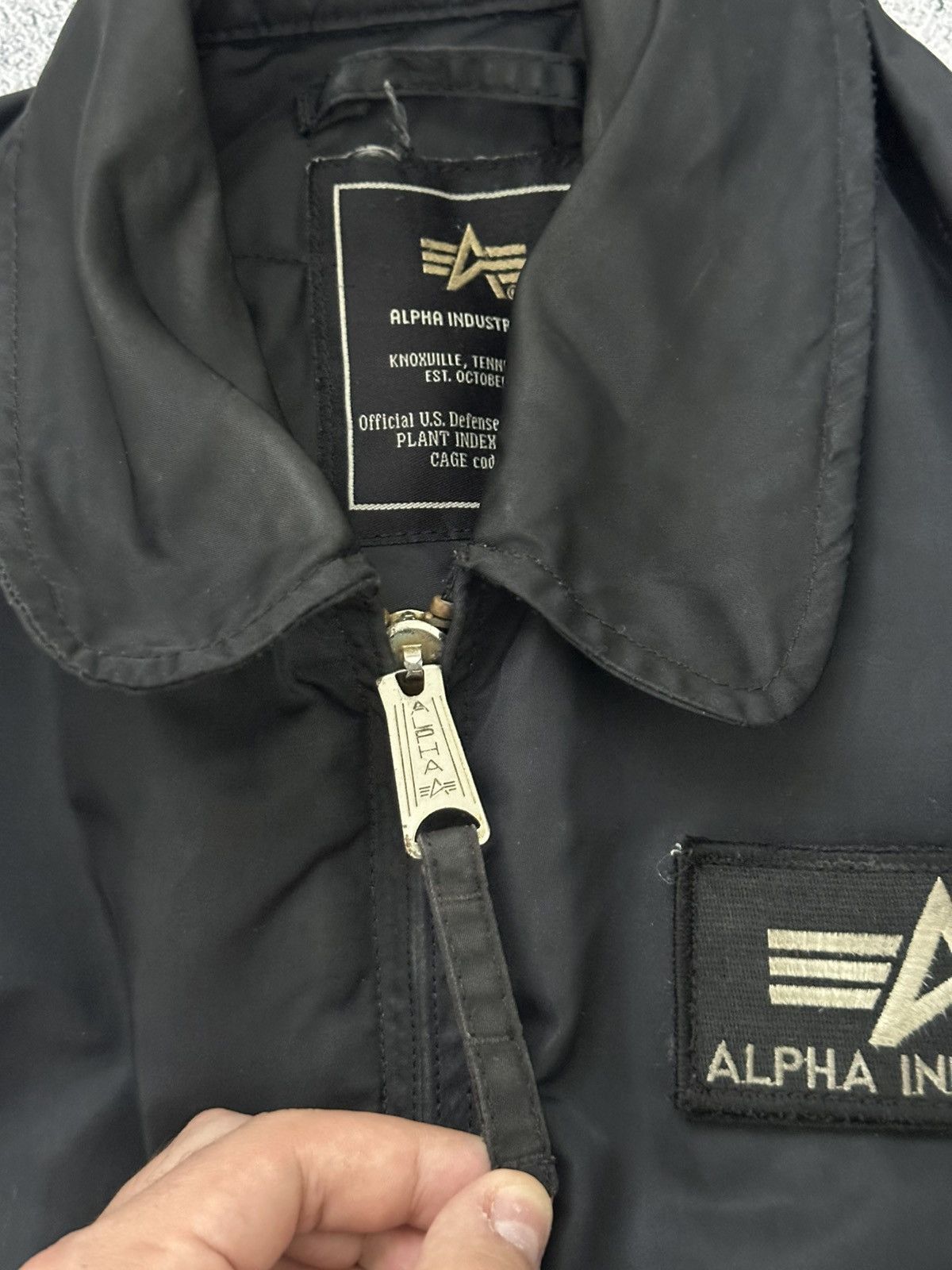 Alpha Industries Vintage 90's Alpha Industries US Military Bomber Jacket Fit Size US M / EU 48-50 / 2 - 14 Thumbnail