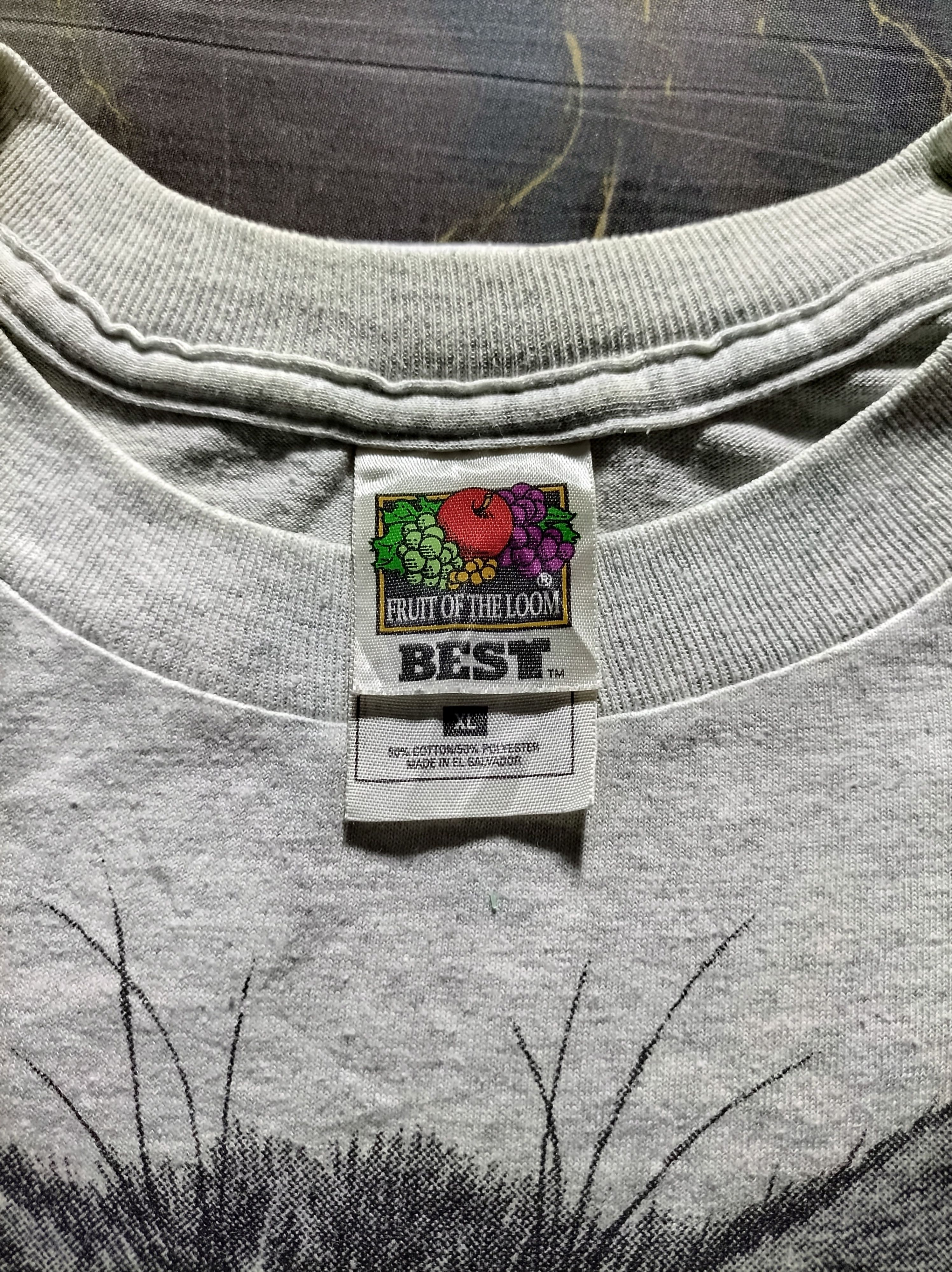 Fruit Of The Loom × Vintage Bob Harrison Vintage 90s Stressed Out Size US XL / EU 56 / 4 - 1 Thumbnail