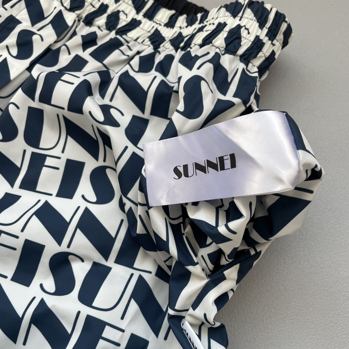 Japanese Brand × Sunnei Sunnei Logo Print Reversible Shorts Size S/M Size US 32 / EU 48 - 7 Thumbnail