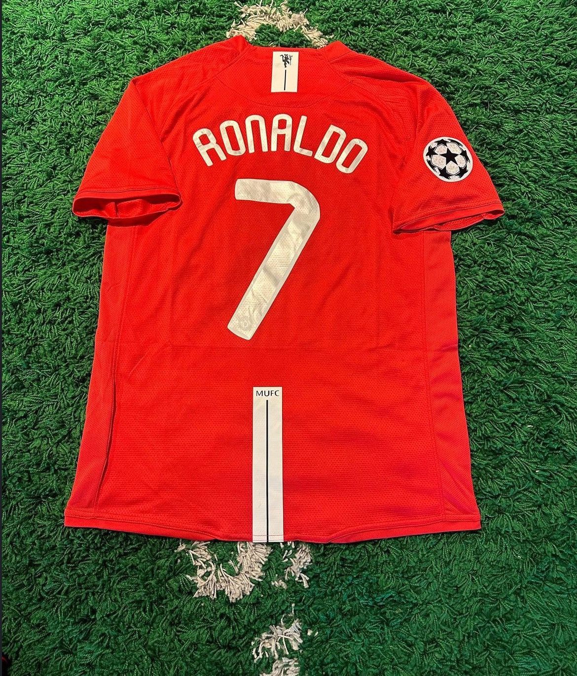 Vintage Manchester united ronaldo retro jersey Size US XL / EU 56 / 4 - 2 Thumbnail