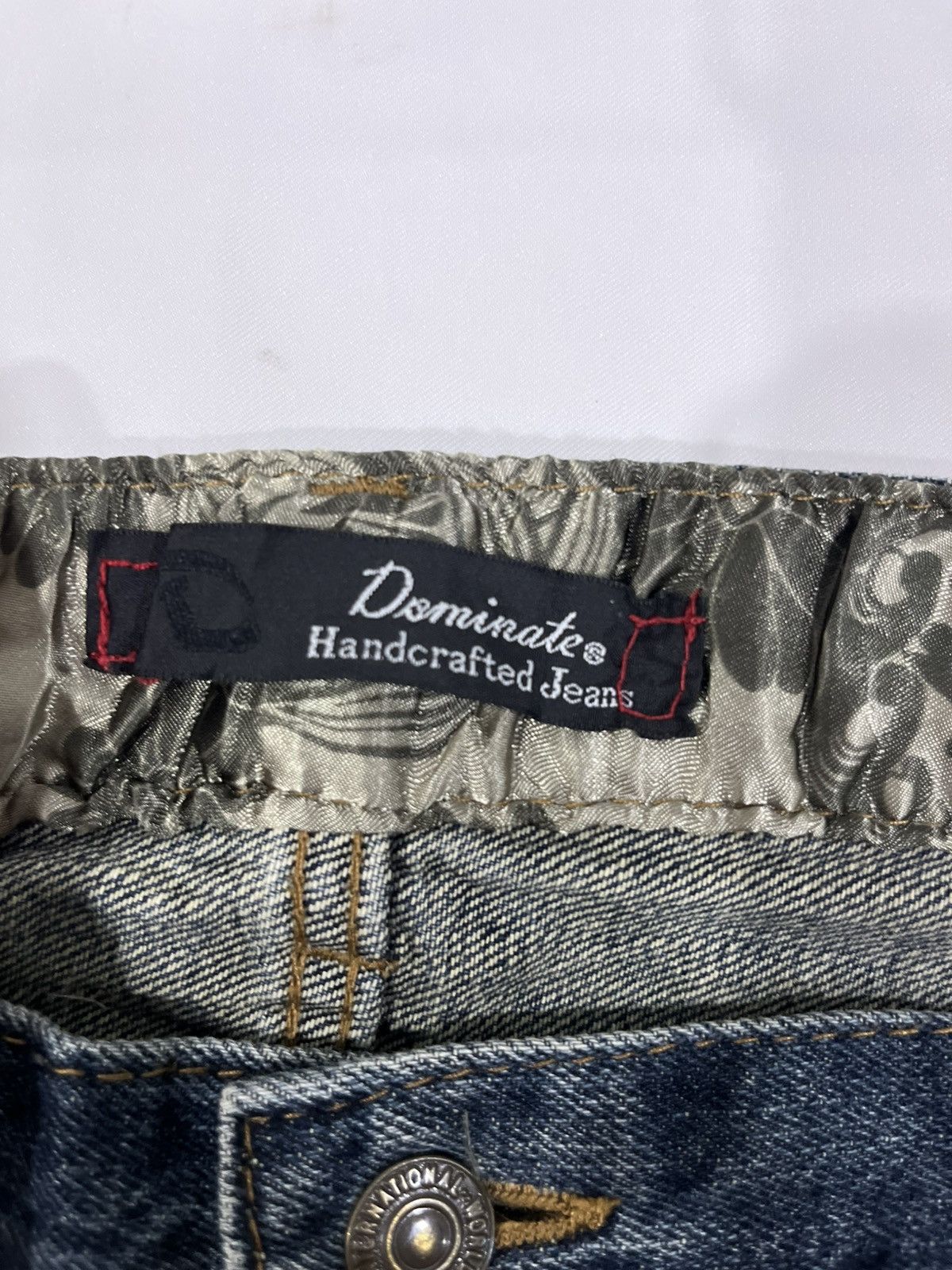 Other Japanese Fish Koi Dominate Embrodery Double Pocket Jeans Size US 40 / EU 56 - 10 Thumbnail