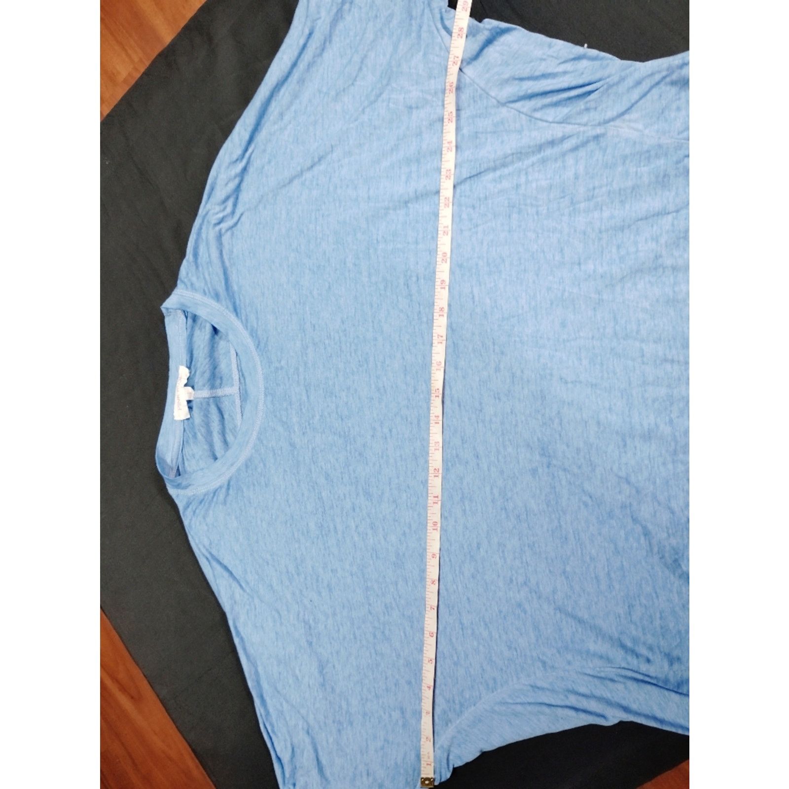 Pink Pink Rose Light Blue Oversized Crew Neck Crop Shirt Size L / US 10 / IT 46 - 2 Thumbnail