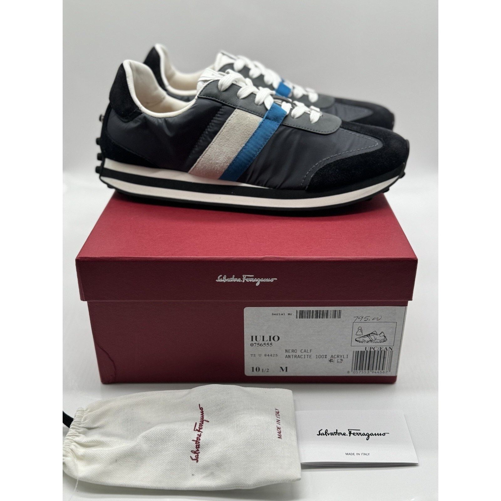Salvatore Ferragamo Salvatore Ferragamo Iulio Sneakers sz. 10.5 us Size US 10.5 / EU 43-44 - 1 Thumbnail