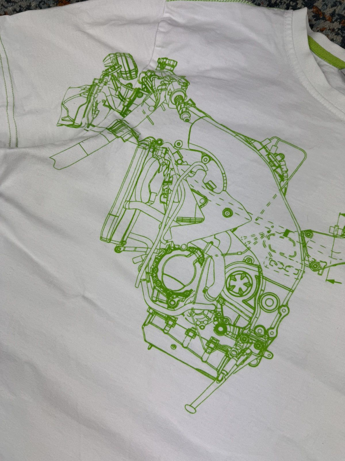 Vintage Vintage Y2K Kawasaki Ninja motorcycle graphic tee racing Size US L / EU 52-54 / 3 - 6 Thumbnail