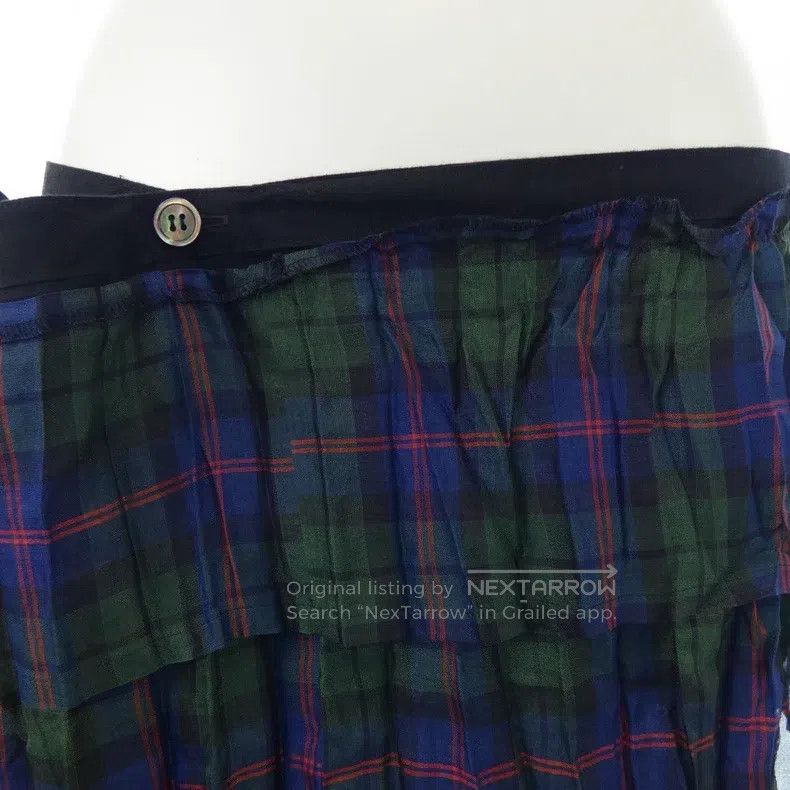 Comme des Garcons Comme des Garcons size M Plaid layered half skirt Size 22" - 3 Thumbnail