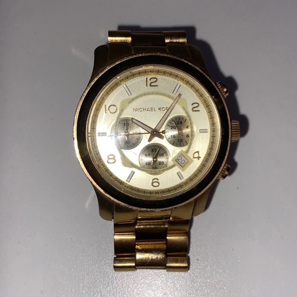 Michael Kors Michael Kors l VIntage Gold Boyfriend Watch Size ONE SIZE - 1 Thumbnail