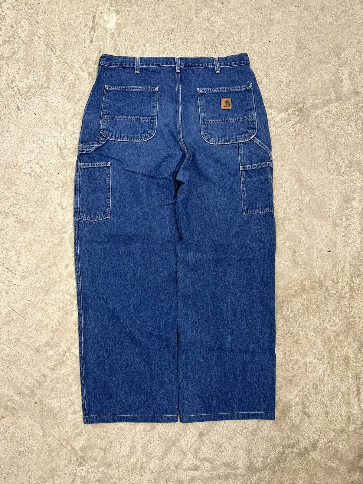 image of Crazy Vintage Baggy Carhartt Carpenter Denim Jeans 36, Men's