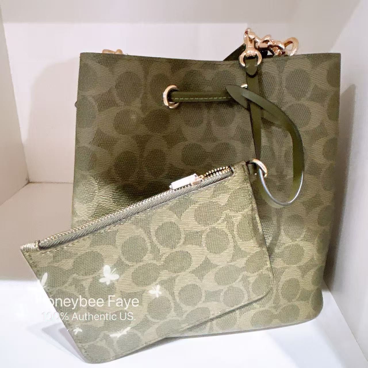 Coach Rowan Bucket Bag In Signature Canvas CBH07 Size ONE SIZE - 8 Thumbnail