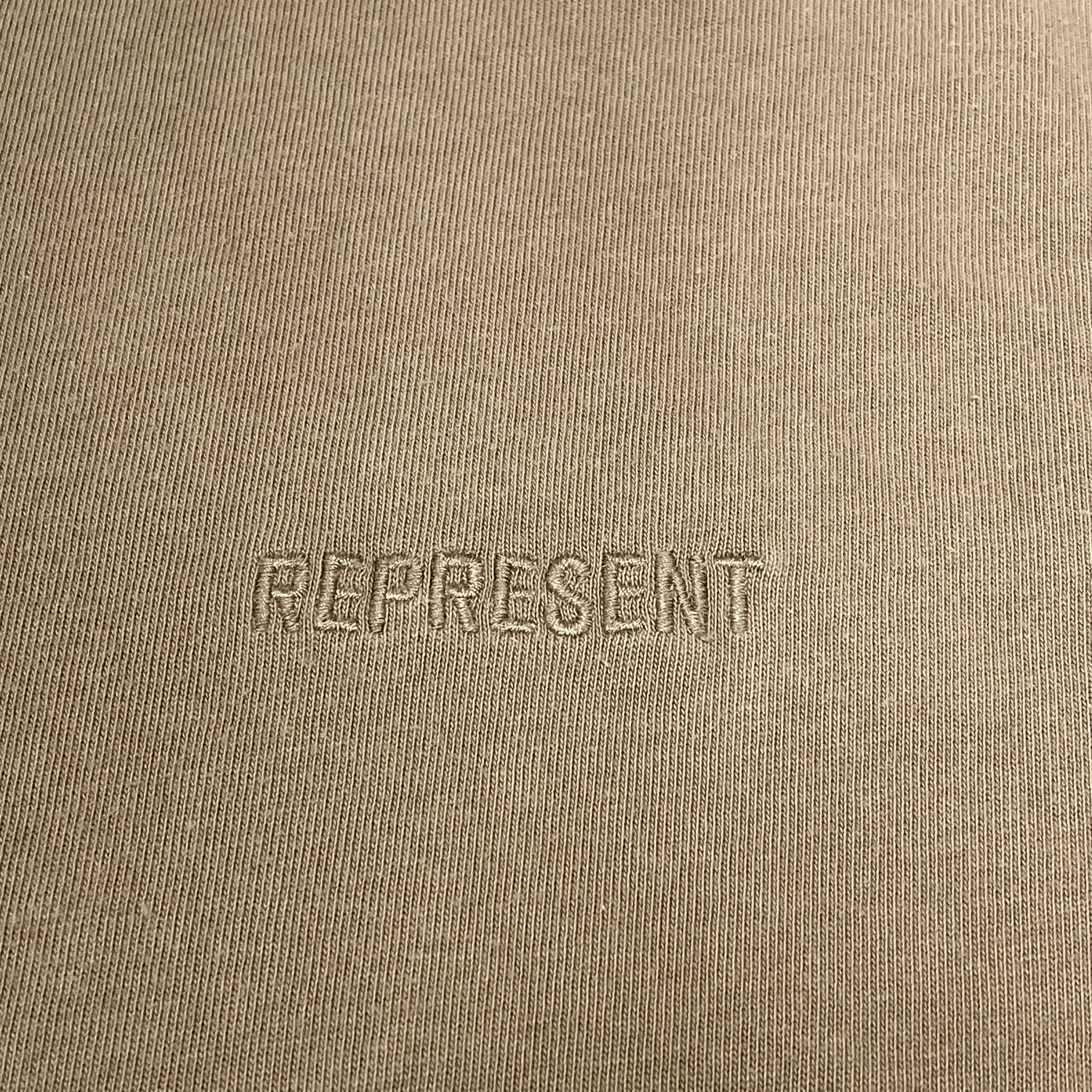 Represent Clo. Represent Mini Logo Tee Beige Size US XXL / EU 58 / 5 - 3 Thumbnail