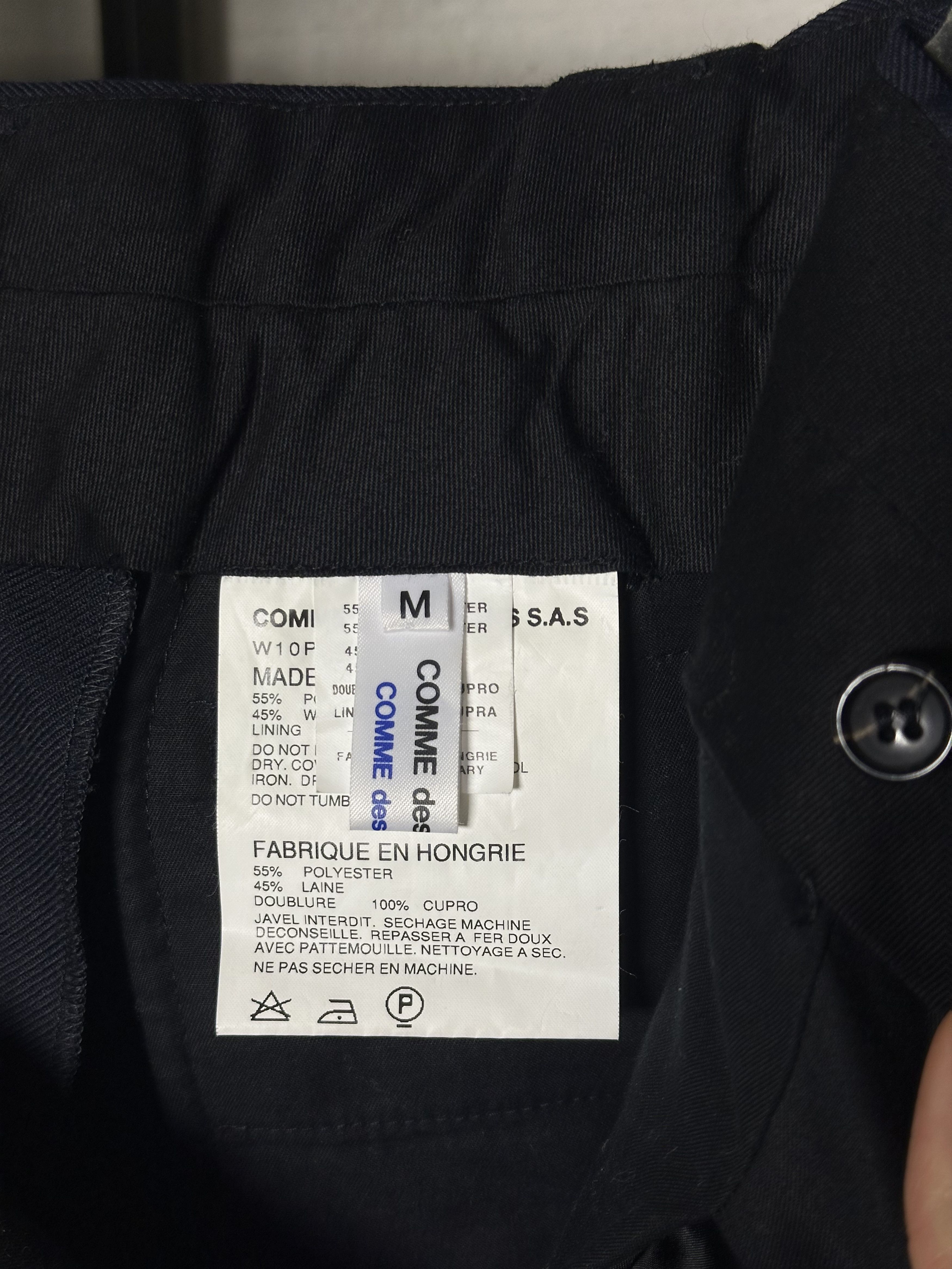 Comme des Garcons Comme Des Garcons Shoulder Strap Wool Trousers In Blue Size 28" / US 6 / IT 42 - 9 Thumbnail