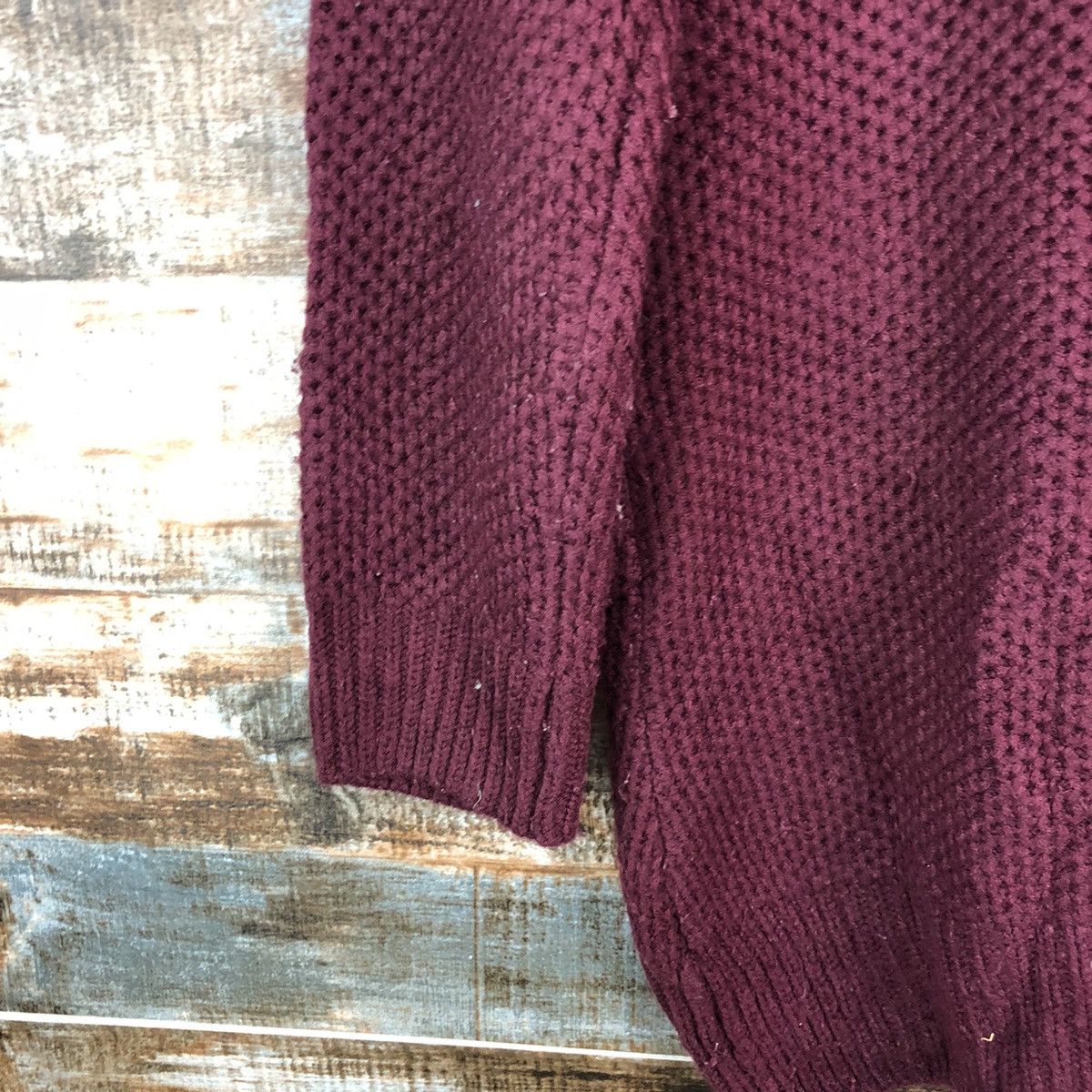 GU × Homespun Knitwear GU Maroon Knitwear #A2225 Size M / US 6-8 / IT 42-44 - 15 Thumbnail