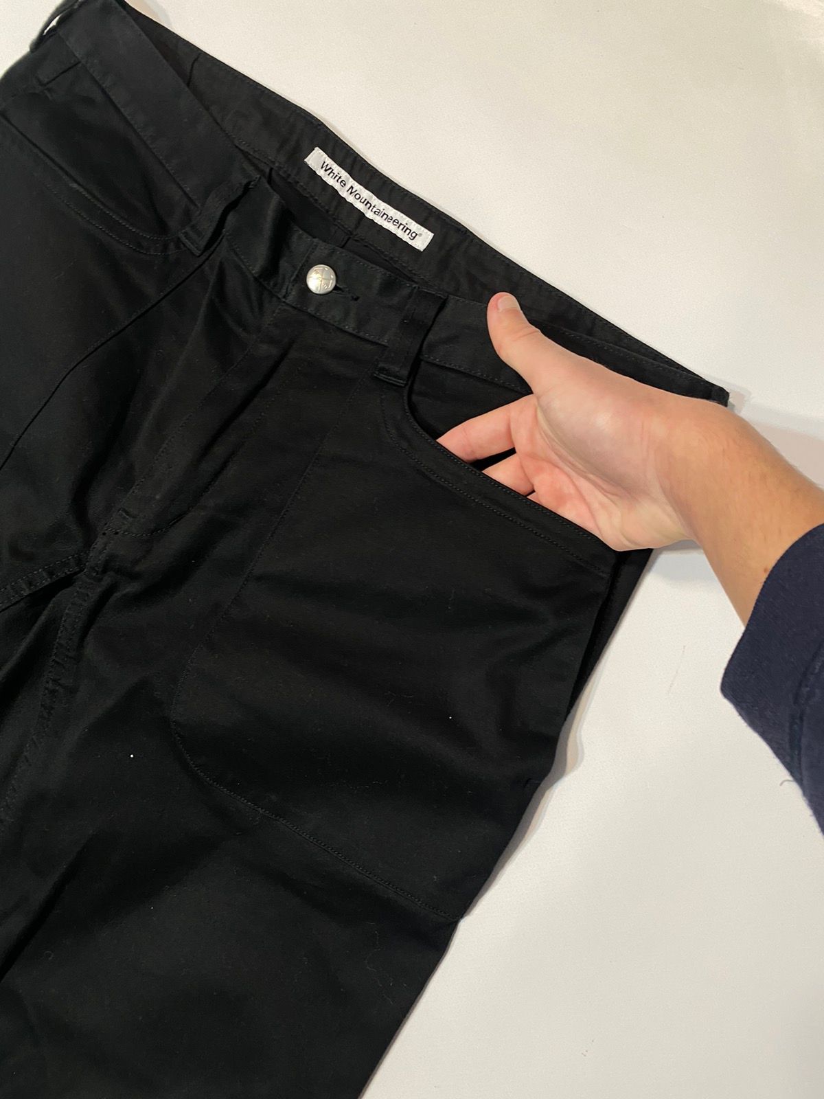 White Mountaineering MADE IN JAPAN White Moutaineering Casual Black Pants Size US 34 / EU 50 - 8 Thumbnail