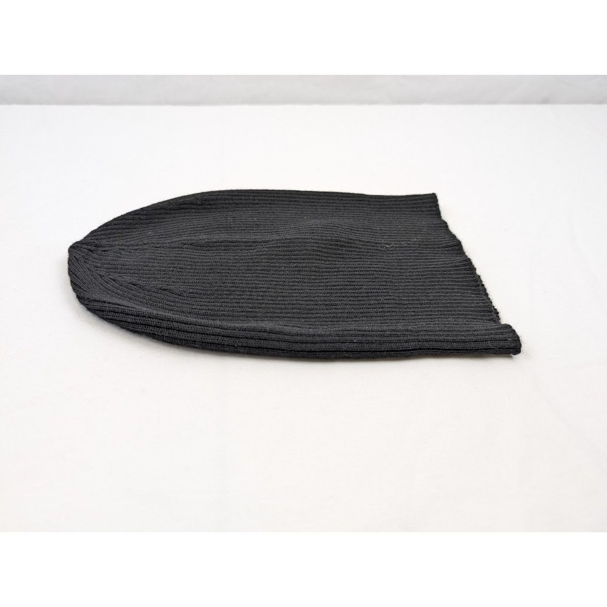Rick Owens o1rshd1 Size:OS / Wool Ribbed Beanie Hat / Cap in Black Size ONE SIZE - 7 Thumbnail