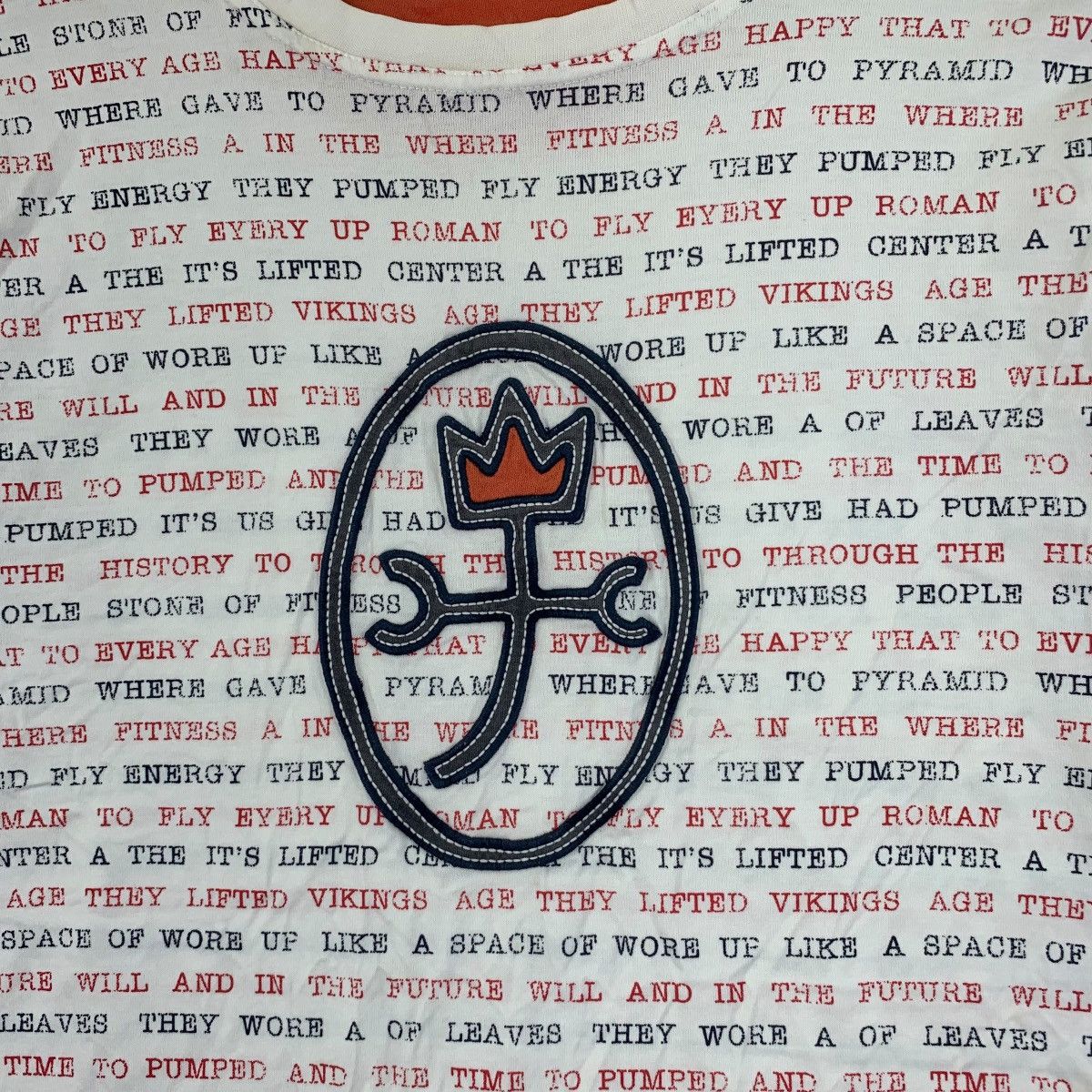 Jean Charles De Castelbajac Vintage JEAN CHARLES CASTELBAJAC Monogram Tee Shirt Top Size M / US 6-8 / IT 42-44 - 4 Thumbnail