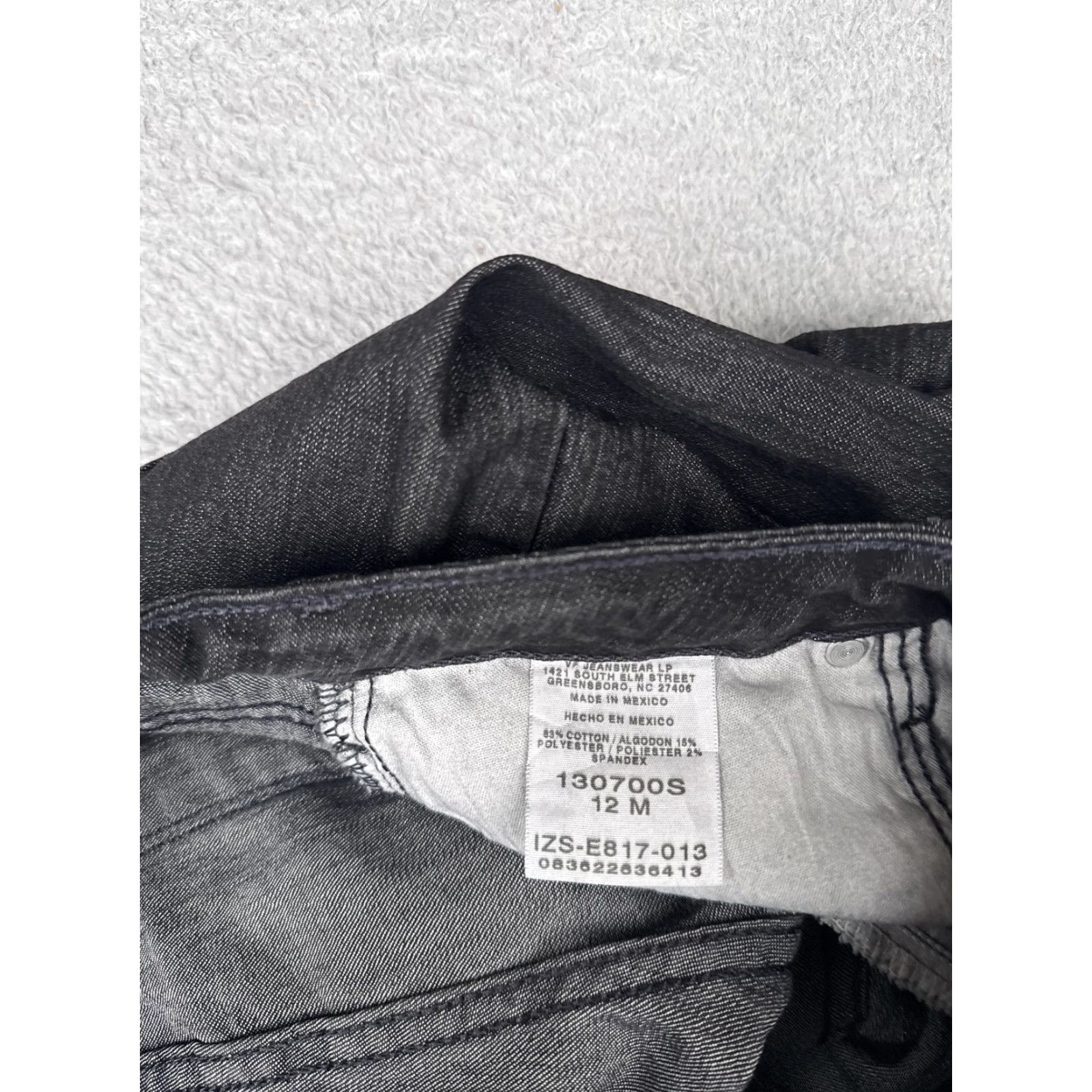 Lee Riders By Lee Jeans Womens 12 Black High Rise Bootcut Denim Stretch Charcoal Size 34" / US 12 / IT 48 - 7 Thumbnail