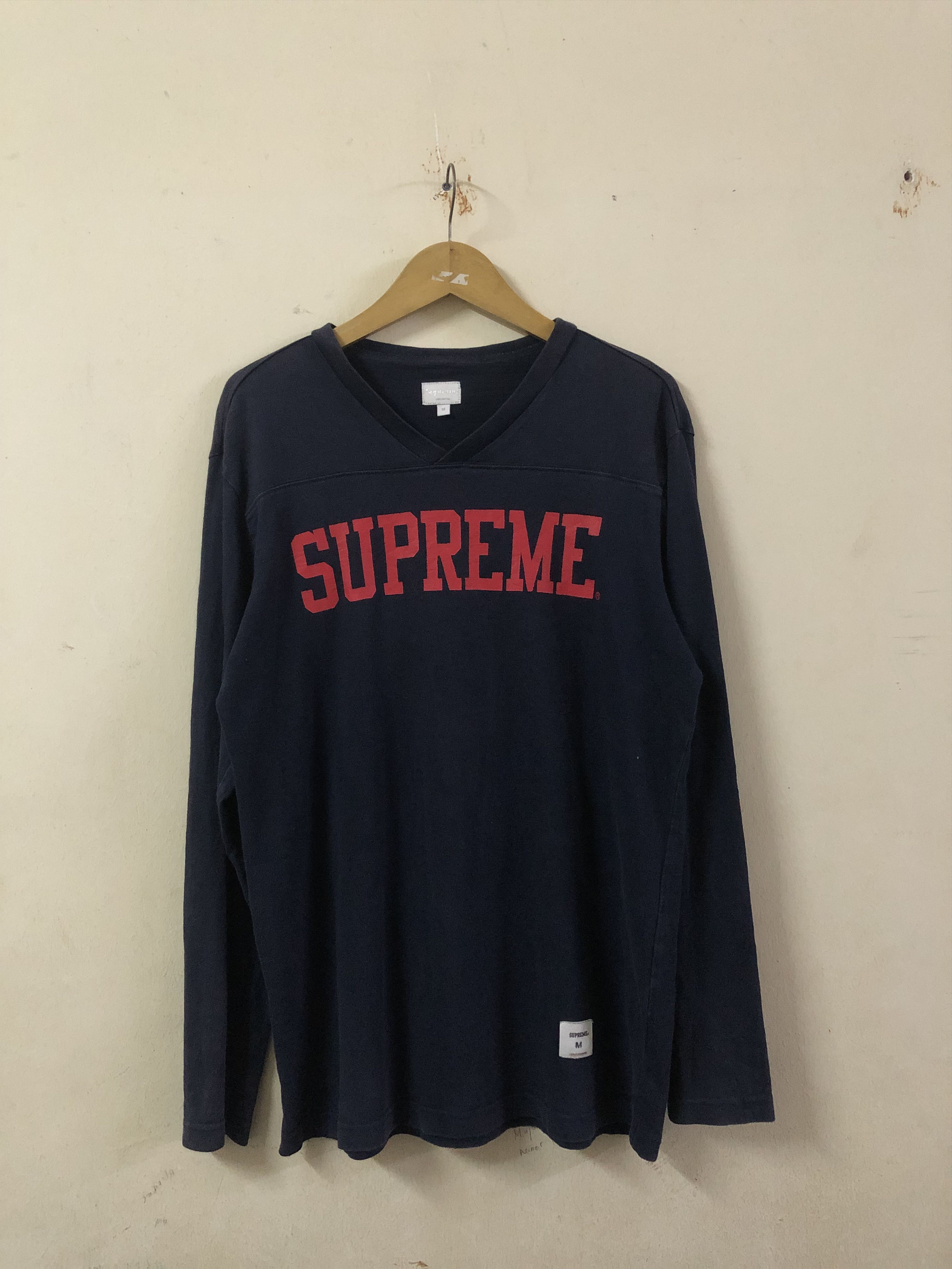 XSOLDX Supreme V Neck Football Long Sleeve