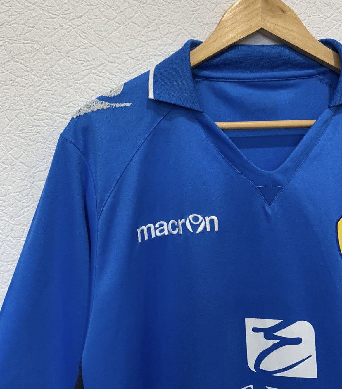 Macron LEEDS UNITED MACRON 2013/2014 THIRD KIT SOCCER JERSEY Size US L / EU 52-54 / 3 - 2 Thumbnail