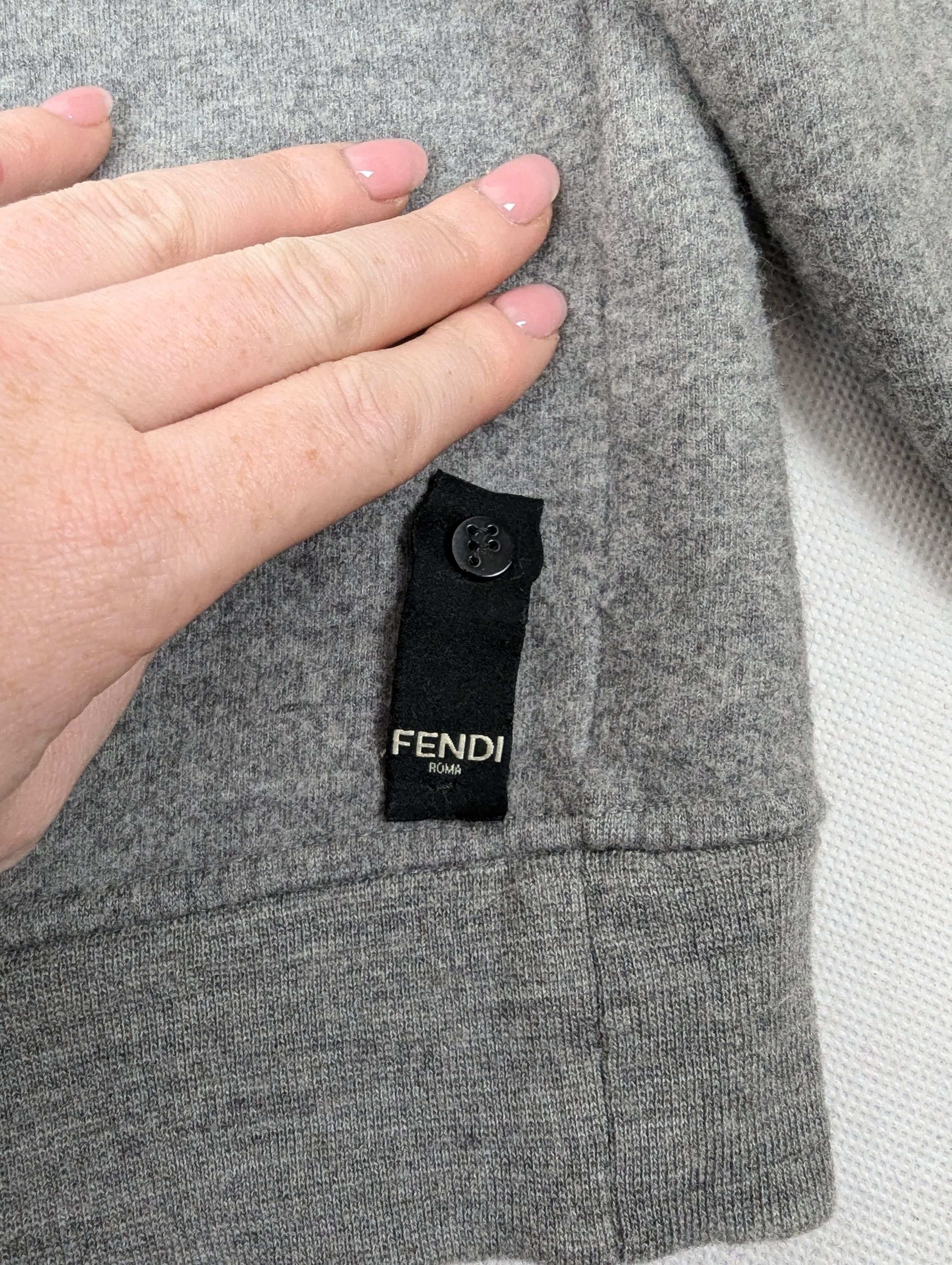 Fendi Fendi bugs eye grey pink studded sweatshirt iconic monster Size XL / US 12-14 / IT 48-50 - 5 Thumbnail