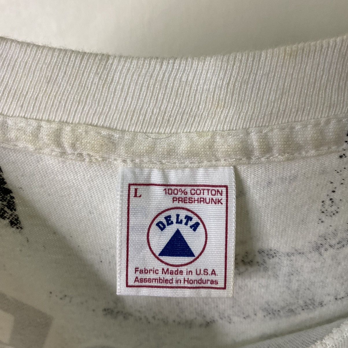 Vintage Vintage 1990s Air Force Fullprint Tee Size US L / EU 52-54 / 3 - 3 Thumbnail