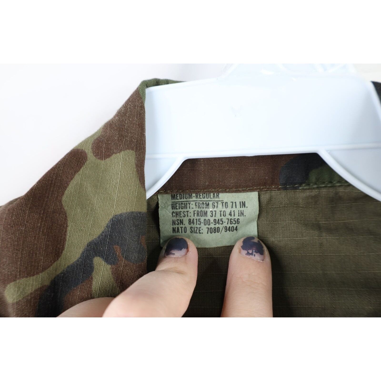 Vintage Vintage 70s Thrashed Ripstop Poplin Camouflage Jacket Size US M / EU 48-50 / 2 - 10 Thumbnail