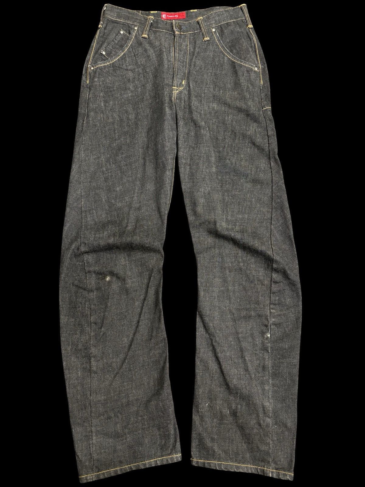 Edwin 💥90s Style Twisted Leg💥Edwin EFncton Distressed Denim F615 Size US 28 / EU 44 - 1 Thumbnail