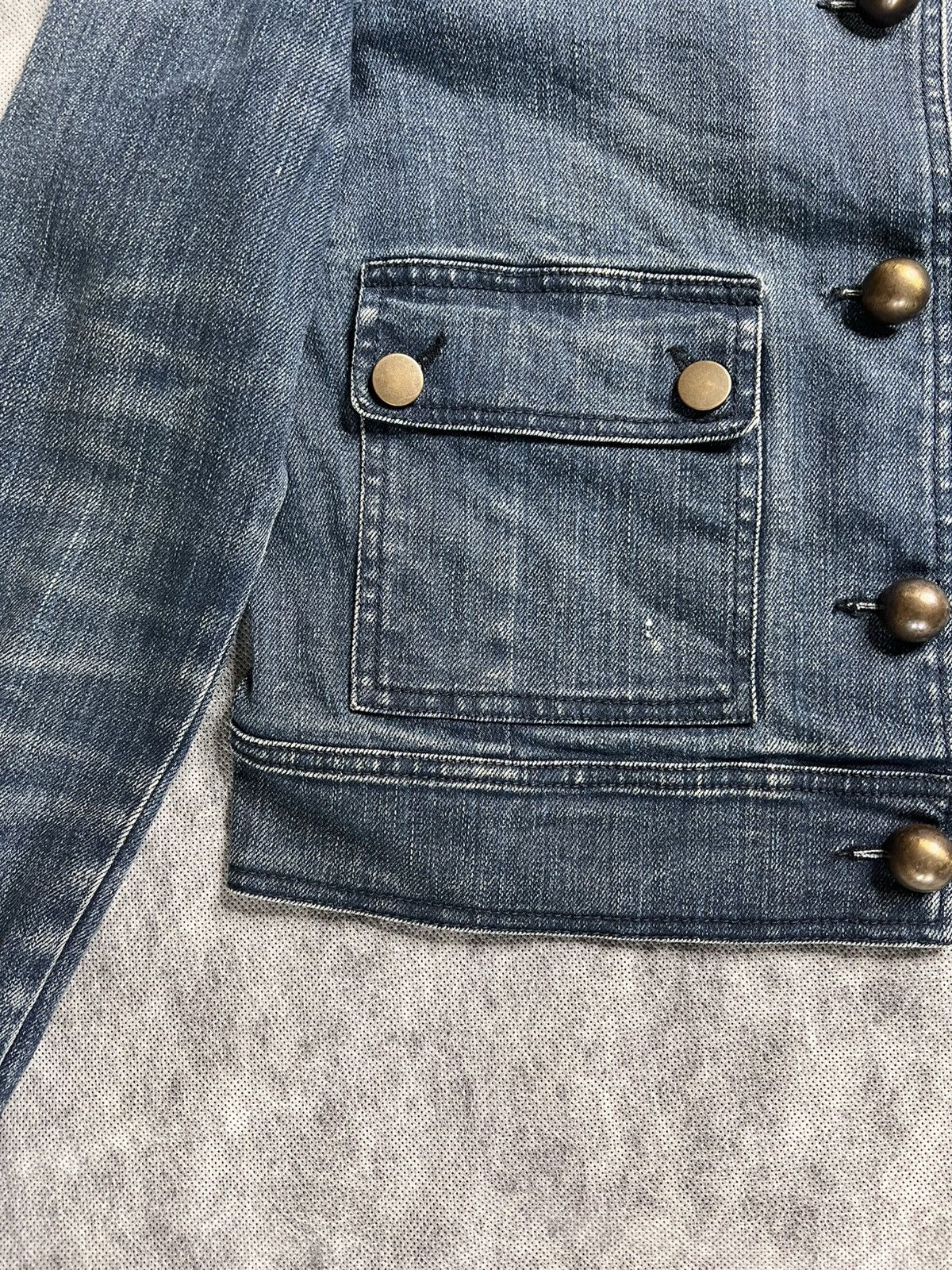 Lanvin LANVIN LOVES ACNE JEANS DENIM JACKET sz 38 WOMEN Size XS / US 0-2 / IT 36-38 - 8 Thumbnail