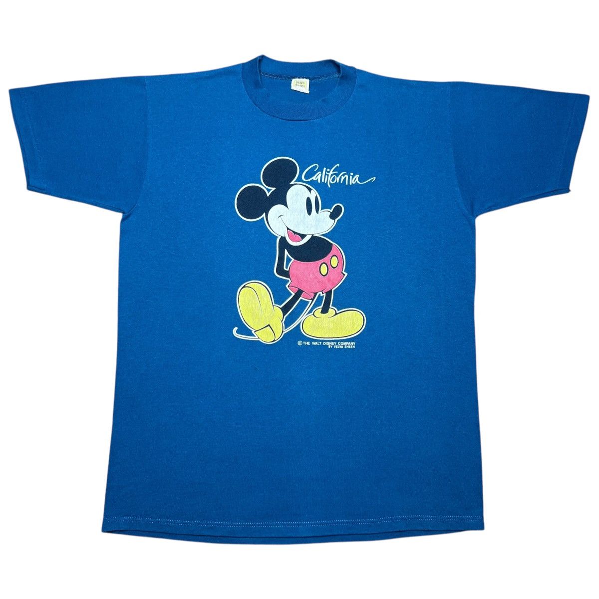 Disney × Vintage Vtg 1980s Disney Mickey Mouse California Tourist Graphic Tee Size US L / EU 52-54 / 3 - 1 Thumbnail