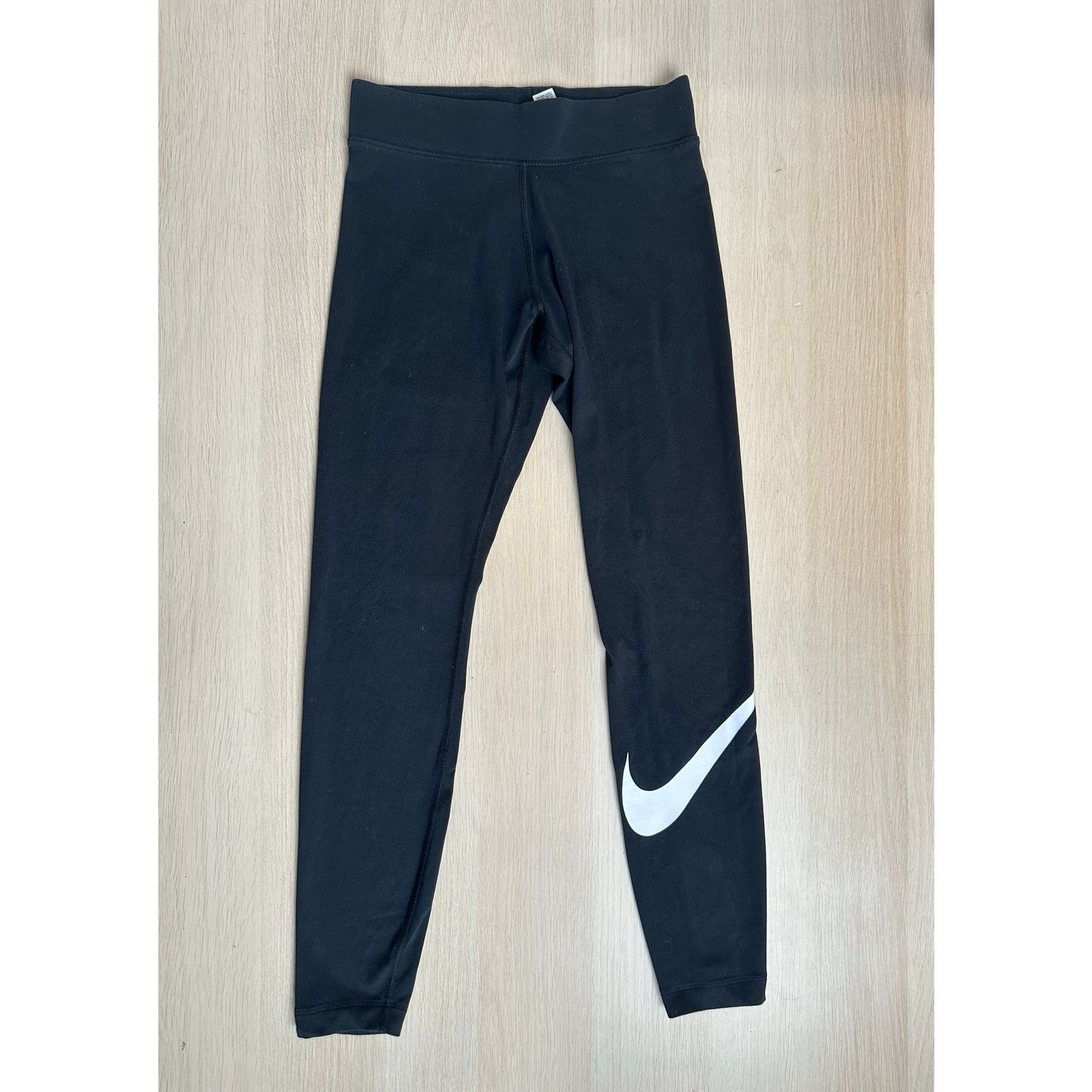 Nike Nike Black Leggings with Swoosh - Size S - Mint Size 26" / US 2 / IT 38 - 1 Thumbnail