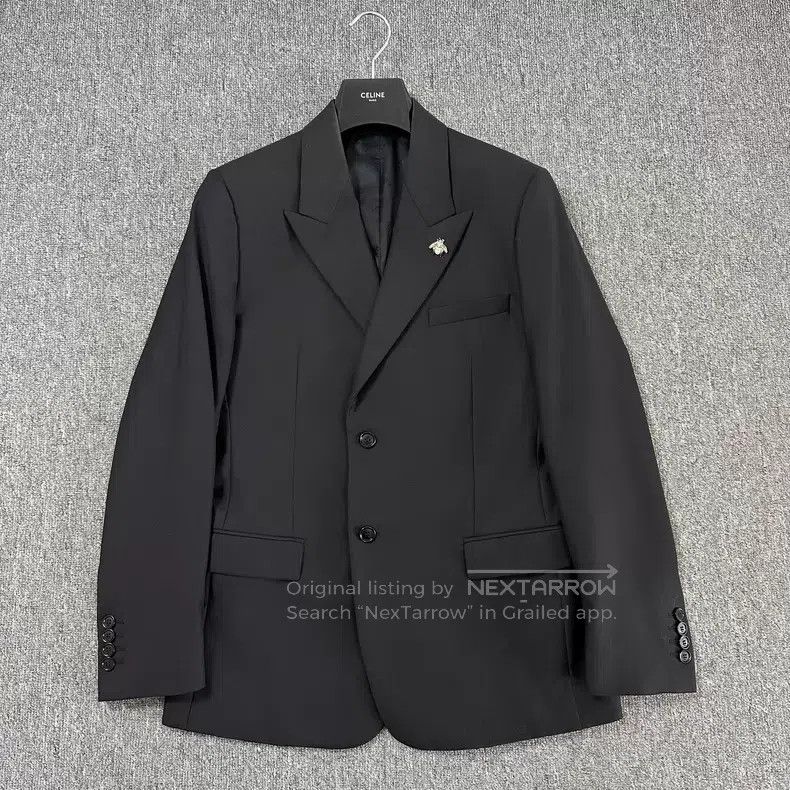 Dior Dior Black rhinestone bee suit Size 46R - 1 Thumbnail