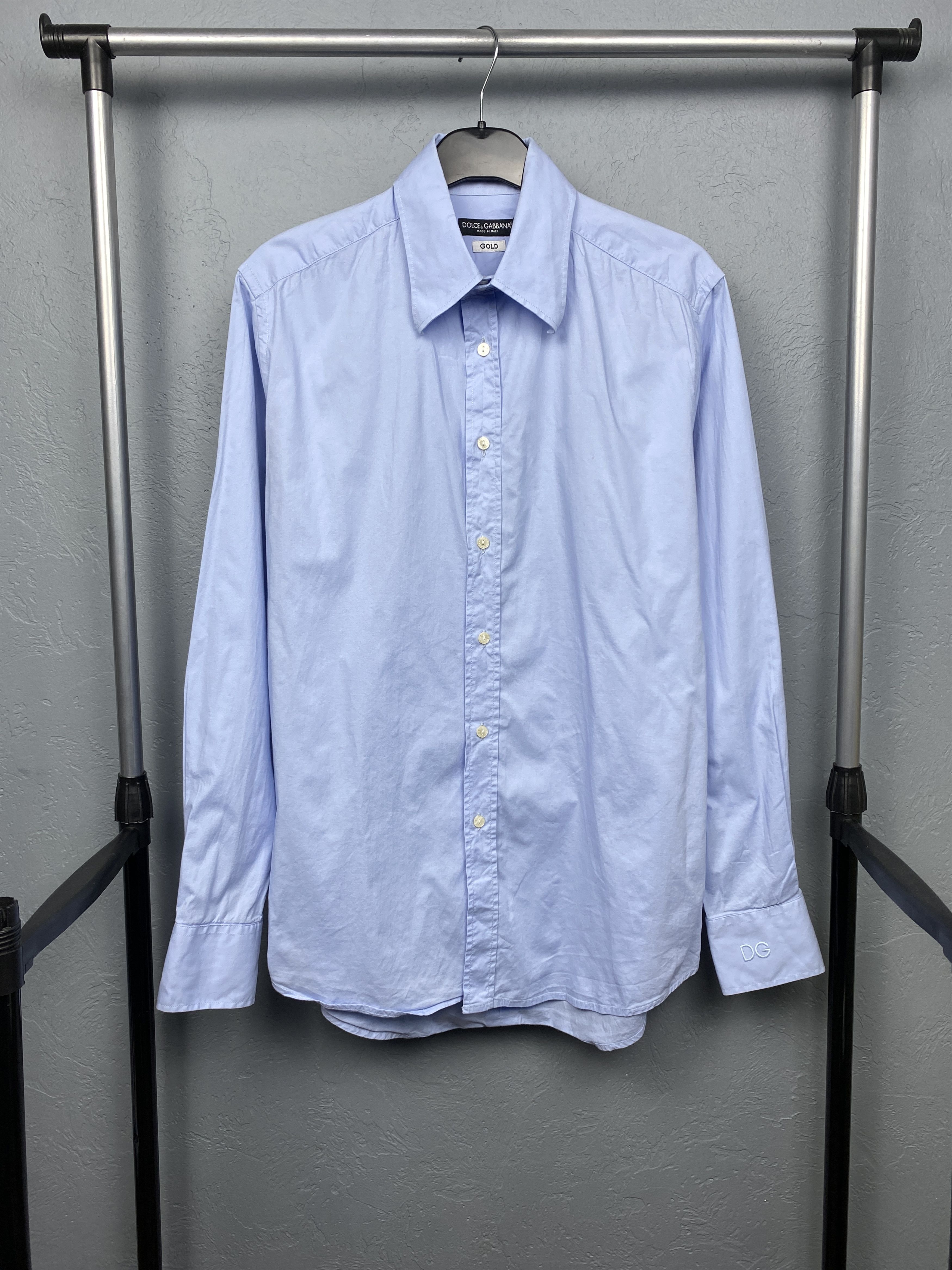Dolce & Gabbana Dolce & Gabbana Vintage Mens Long Sleeve Shirt Size US M / EU 48-50 / 2 - 1 Thumbnail