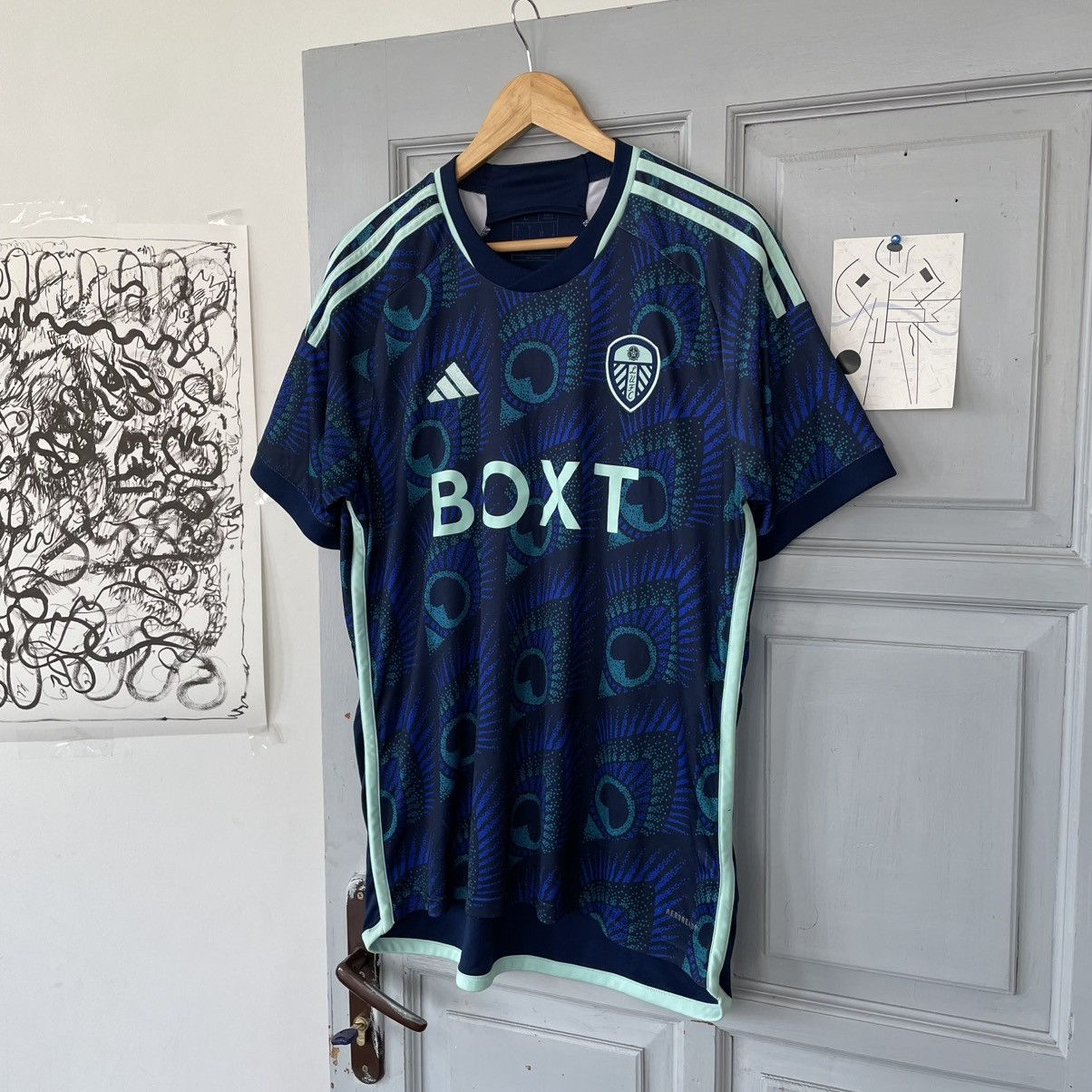 Adidas Leeds Away 2023/2024 Adidas Football Shirt Size L Size US L / EU 52-54 / 3 - 2 Thumbnail