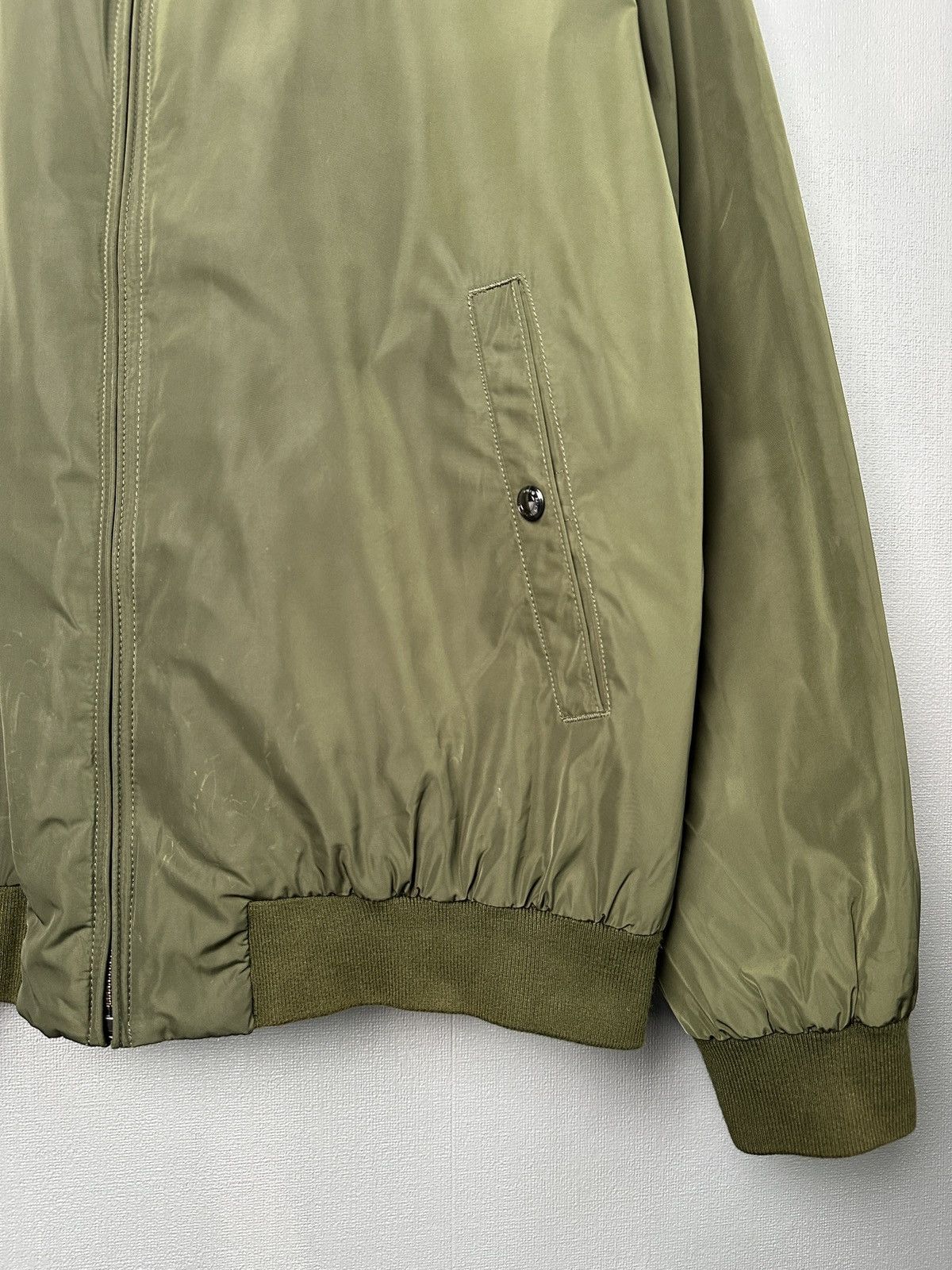 Polo Ralph Lauren POLO RALPH LAUREN Khaki Green Bomber Jacket Tartan Lined XL Size US XL / EU 56 / 4 - 7 Thumbnail