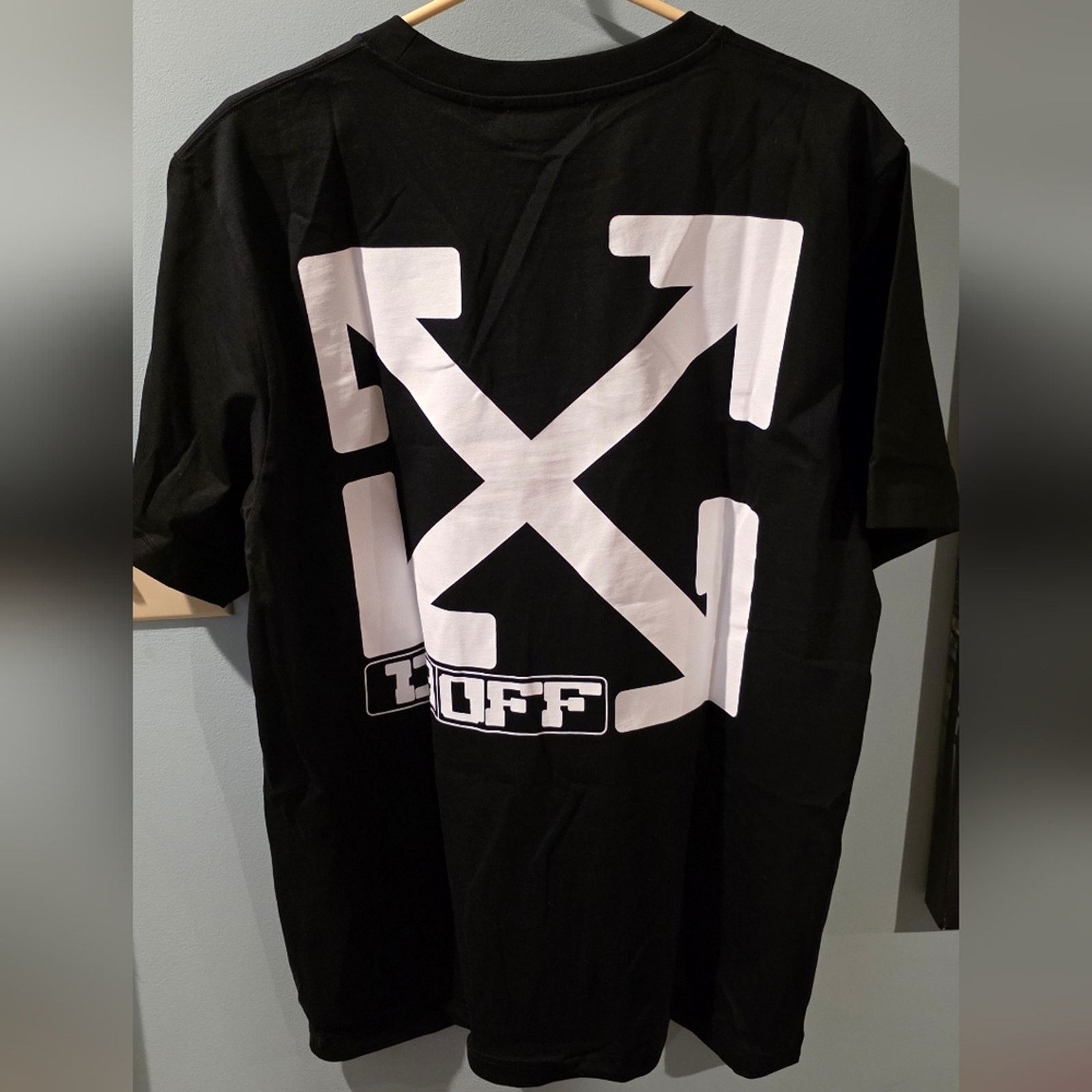 Off-White DSWT Off-White c/o Virgil Abloh Black Tech Arrow Slim Tee Size US XXL / EU 58 / 5 - 2 Thumbnail