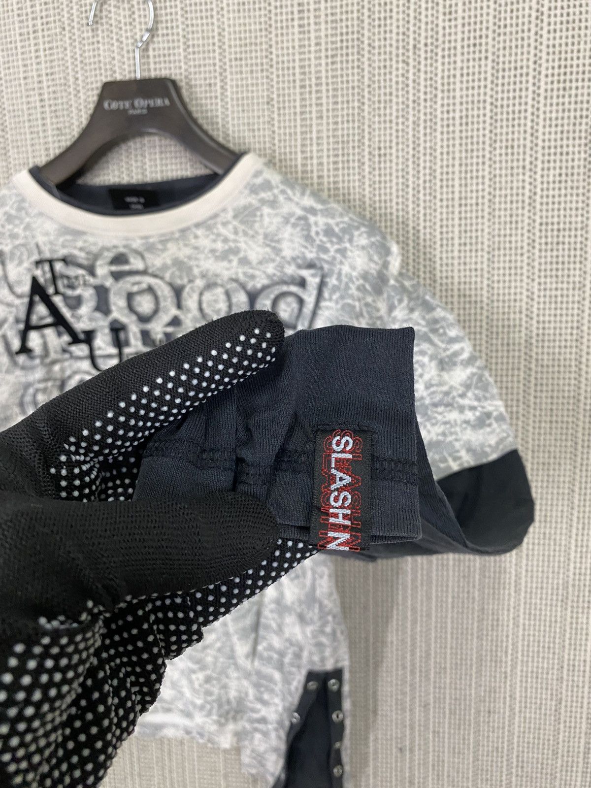 If Six Was Nine Japanase brand y2k slash number double sleeve tshirt Size US L / EU 52-54 / 3 - 5 Thumbnail